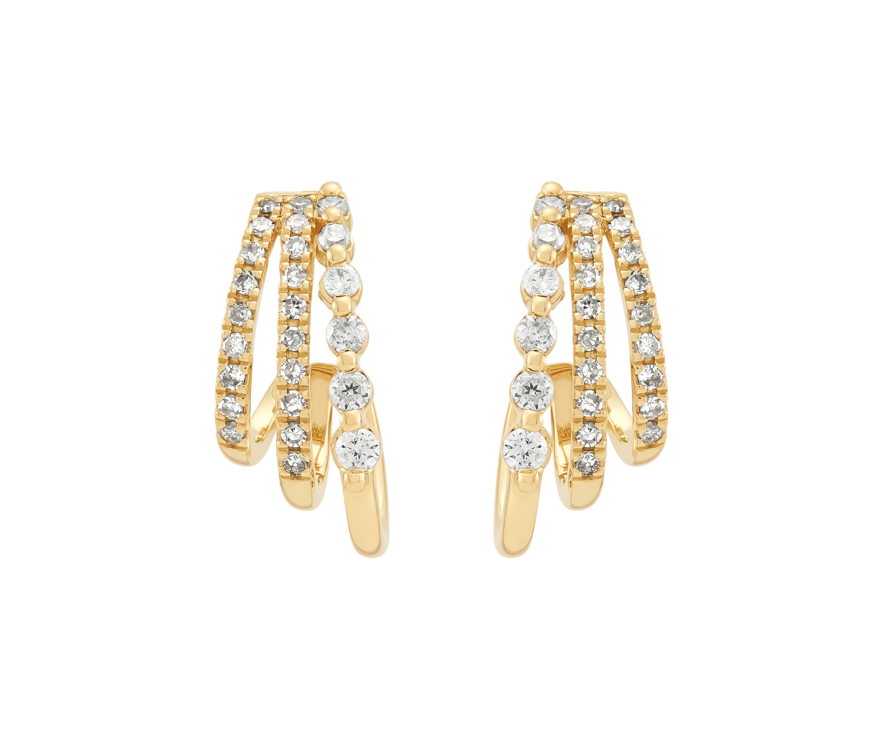 1/4 ct. t.w. Diamond Earrings in 14K Yellow Gold