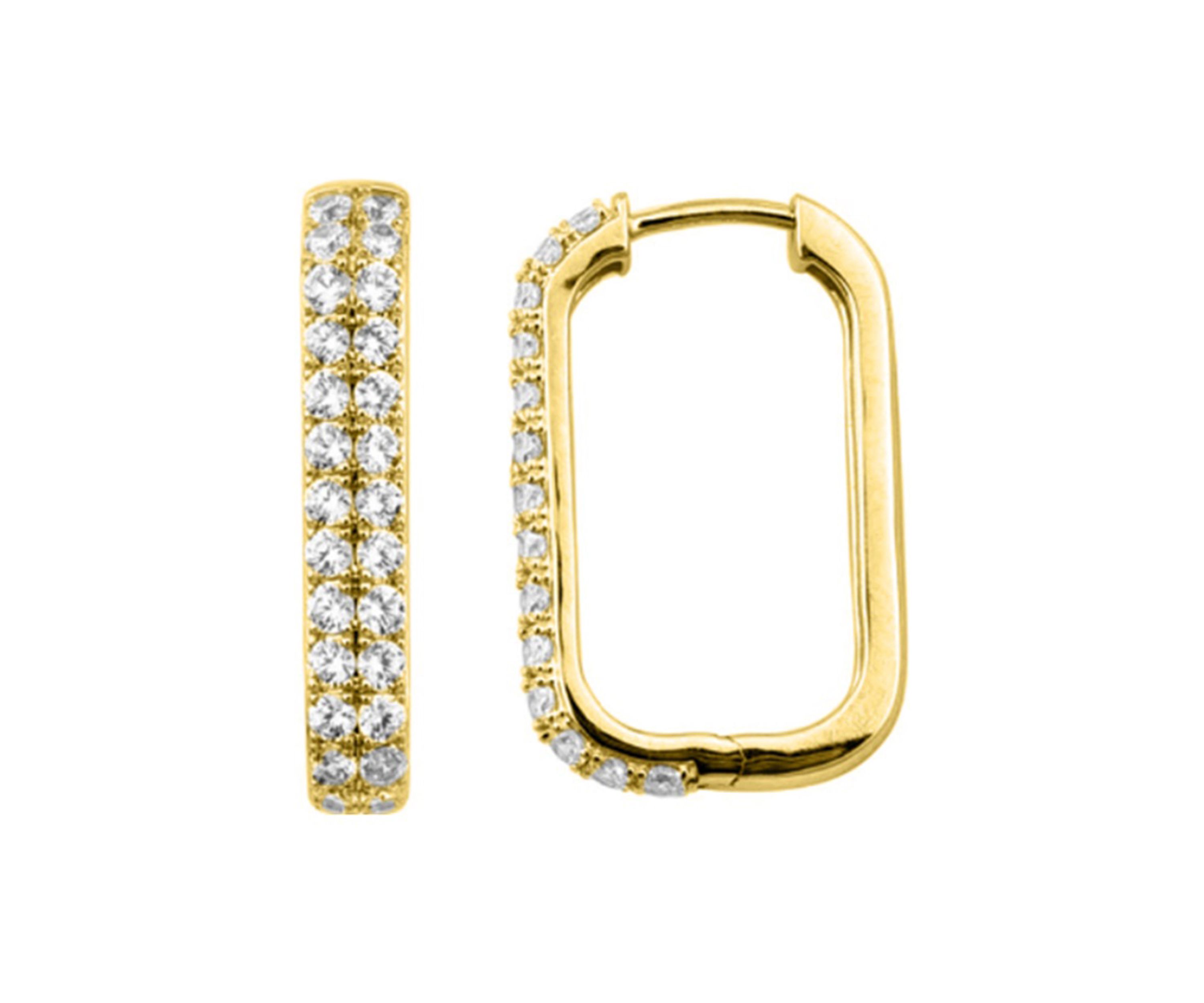 1/2 ct. t.w. Diamond Earrings in 10K Yellow Gold