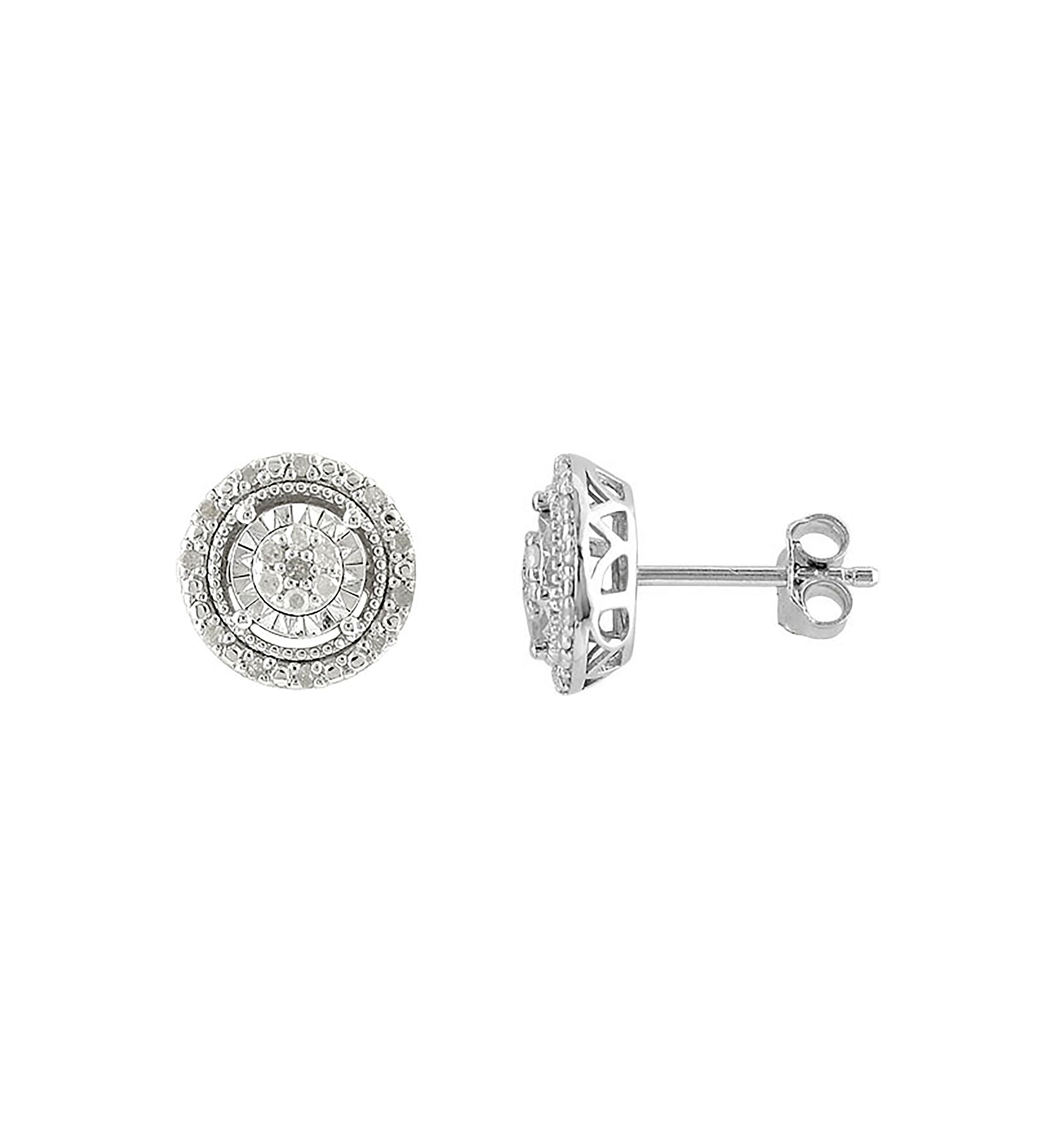  1/4 ct. t.w. Diamond Round Stud Earrings
