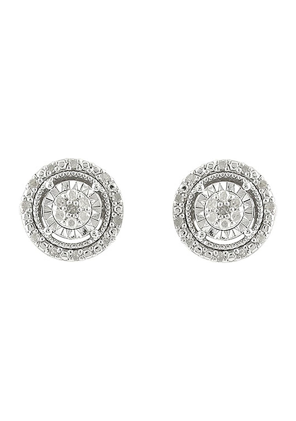  1/4 ct. t.w. Diamond Round Stud Earrings
