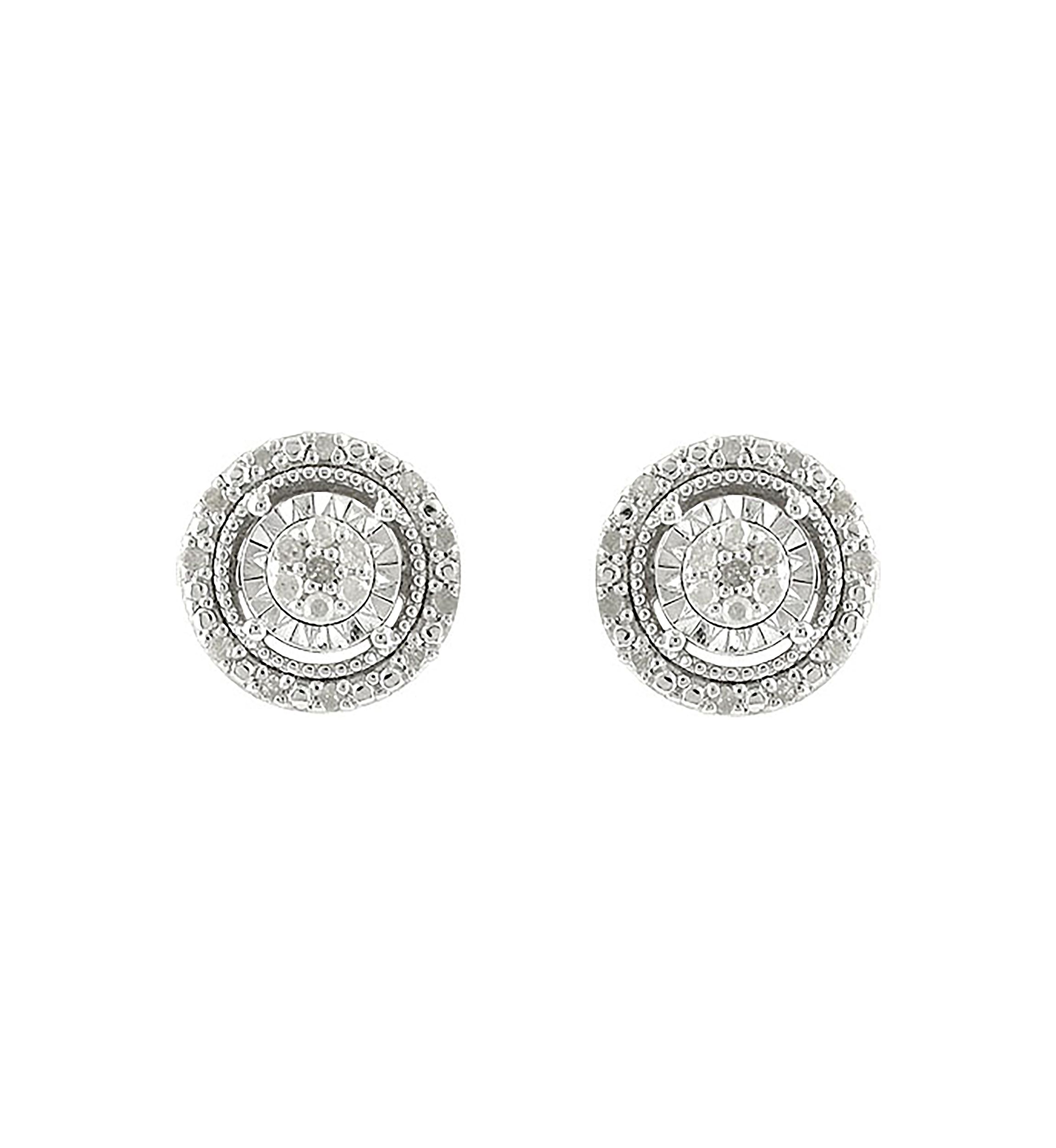  1/4 ct. t.w. Diamond Round Stud Earrings