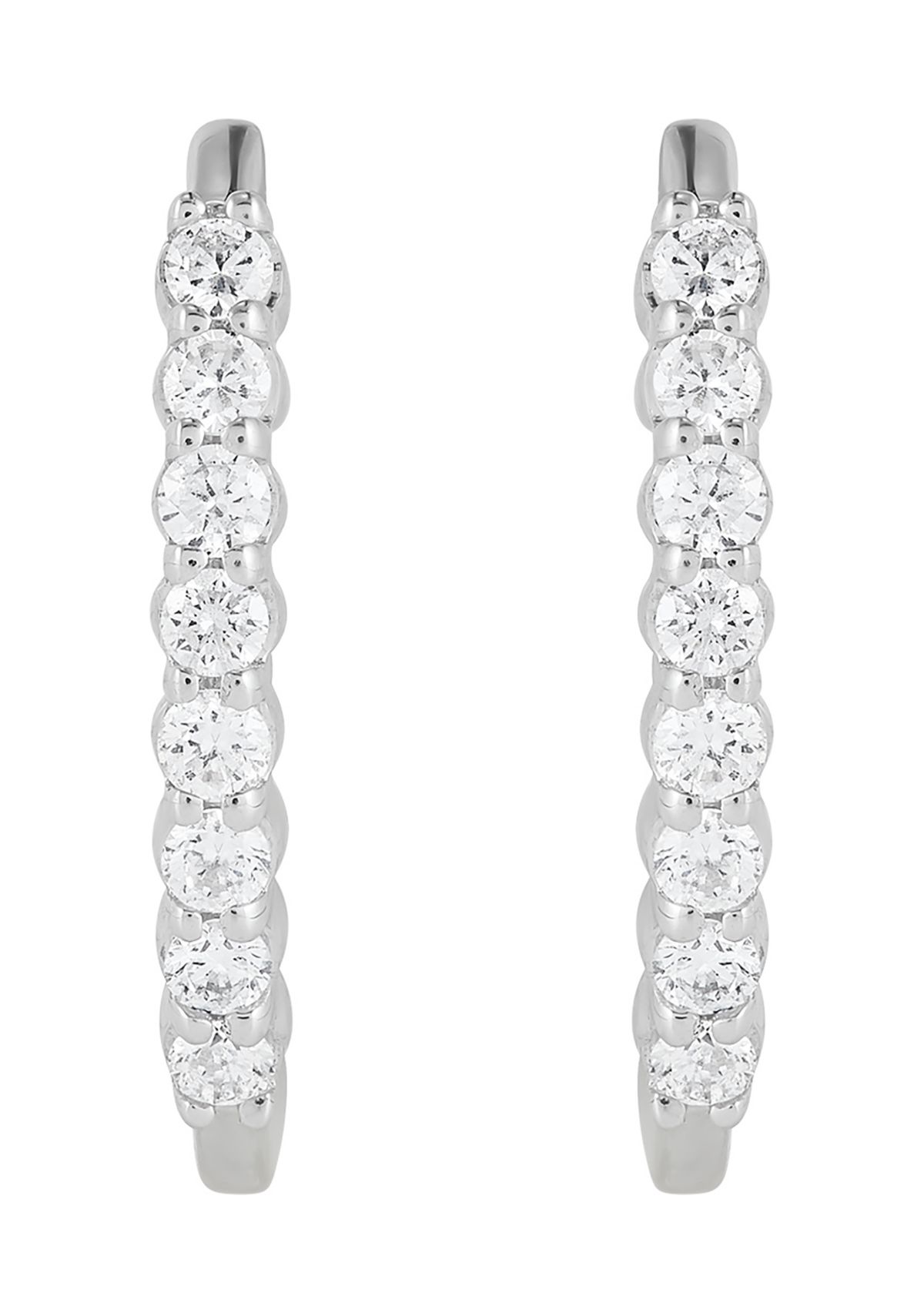  1/4 ct. t.w. Lab Grown Diamond Earrings in Sterling Silver