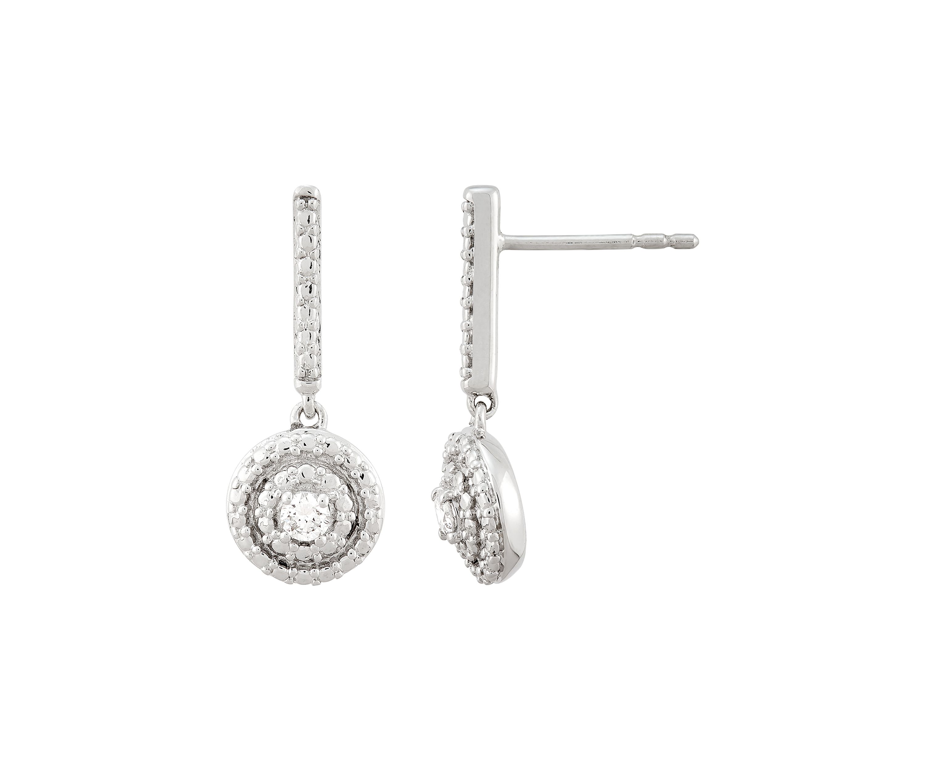 10 ct. t.w. Lab Grown Diamond Earrings in Sterling Silver