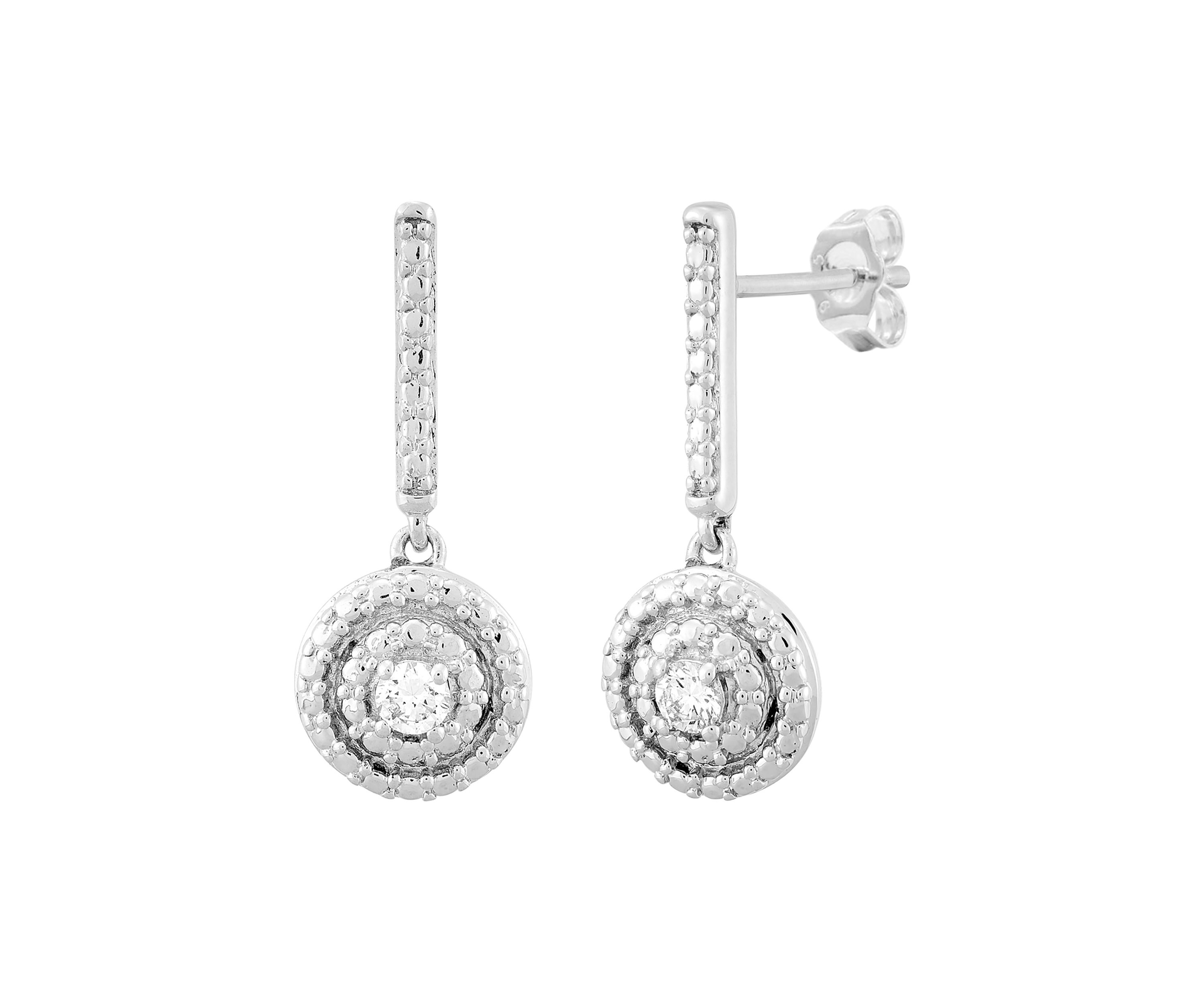 10 ct. t.w. Lab Grown Diamond Earrings in Sterling Silver