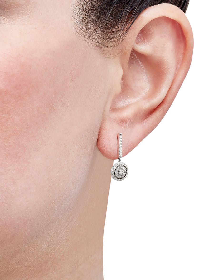 10 ct. t.w. Lab Grown Diamond Earrings in Sterling Silver