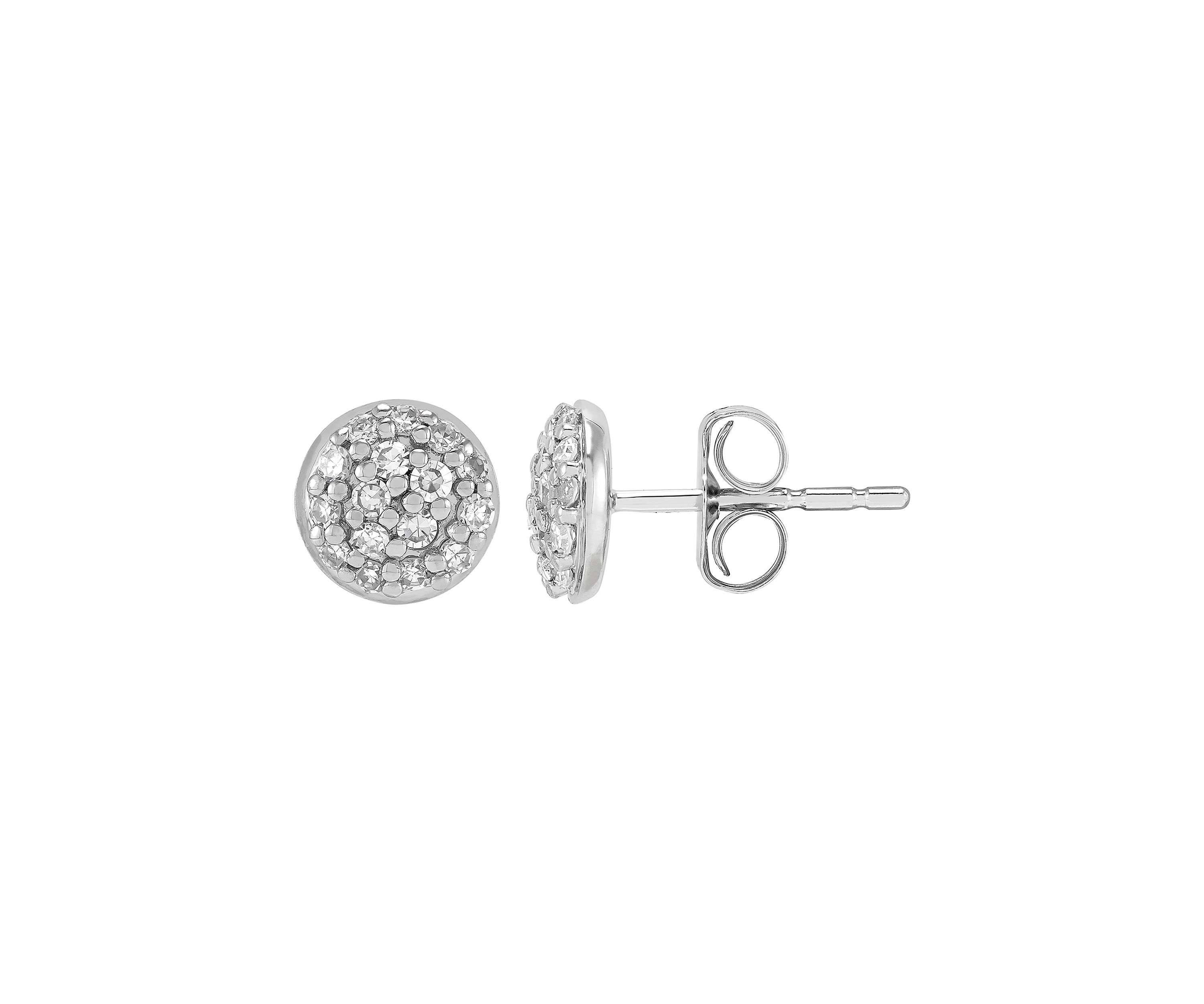 1/4 ct. t.w. Lab Grown Diamond Stud Earrings in 10K White Gold