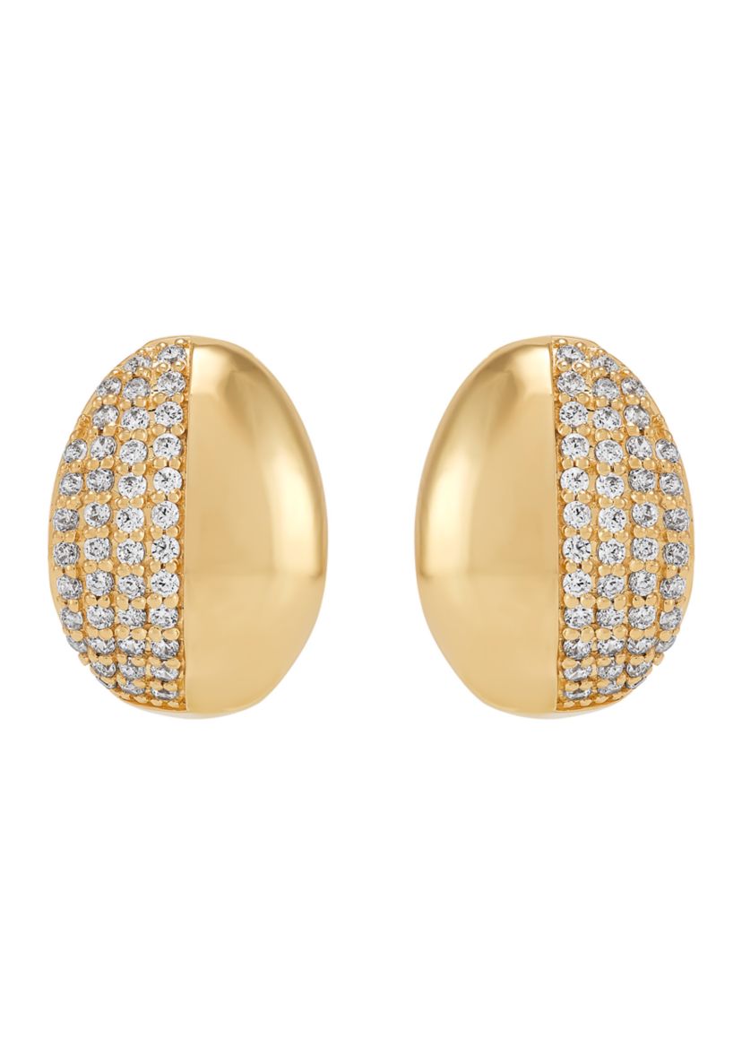 1/2 ct. t.w. Lab Grown Diamond Huggie Earrings in Sterling Silver