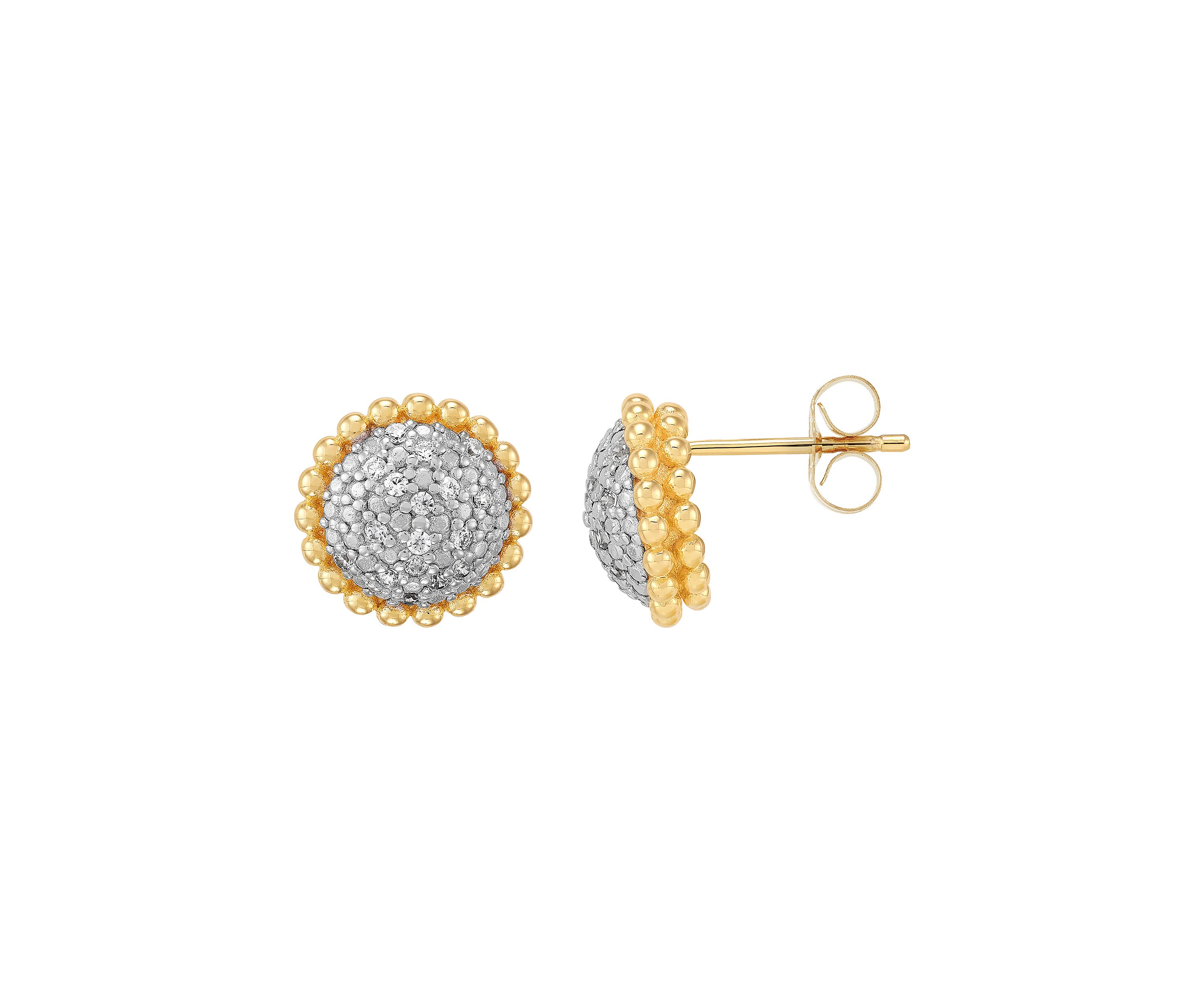 1/5 ct. t.w. Lab Grown Diamond Stud Earrings in Sterling Silver