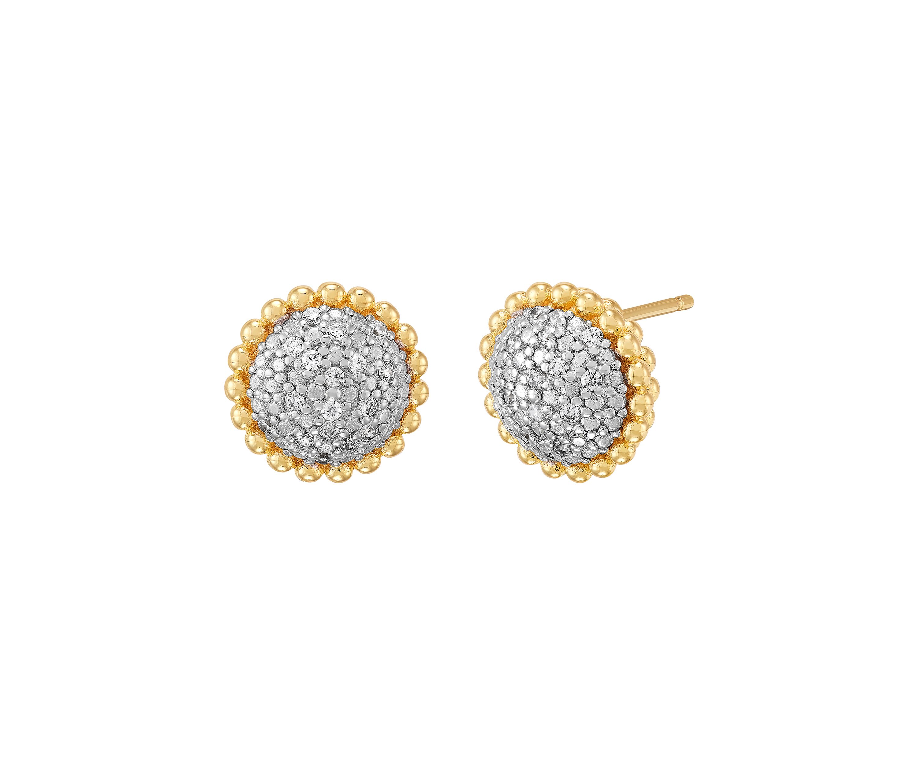 1/5 ct. t.w. Lab Grown Diamond Stud Earrings in Sterling Silver