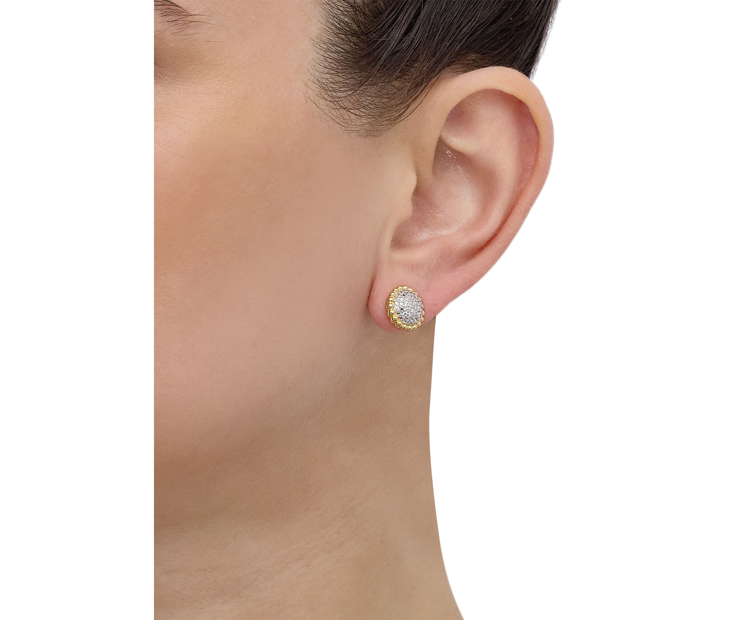 1/5 ct. t.w. Lab Grown Diamond Stud Earrings in Sterling Silver
