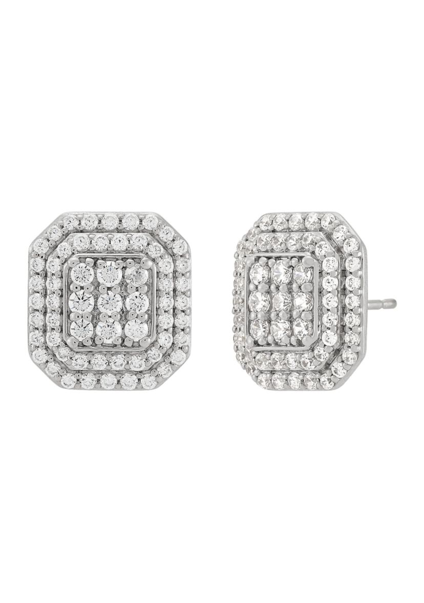 1 ct. t.w. Lab Grown Diamond Earrings in Sterling Silver