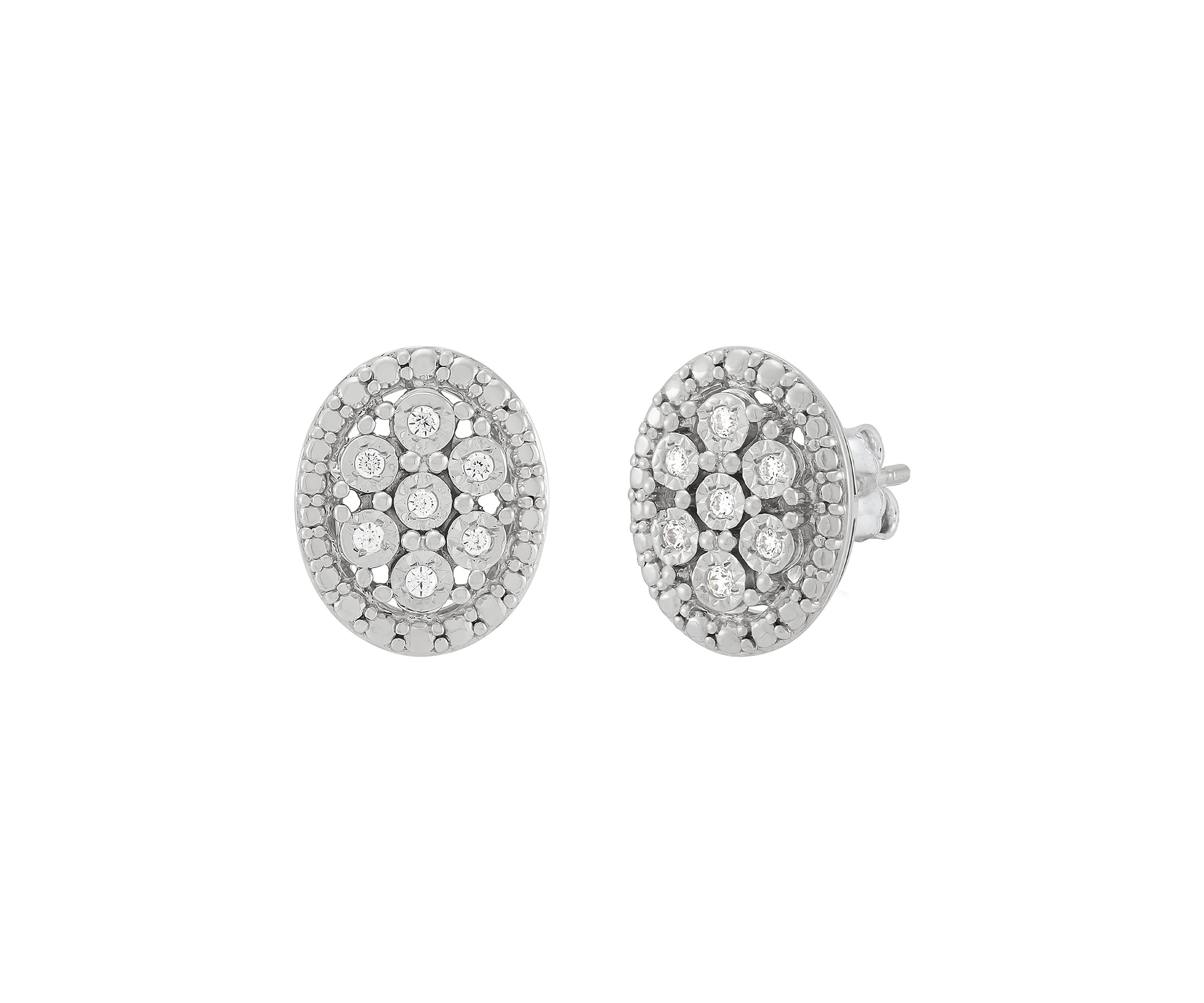  1/10 ct. t.w. Lab Grown Diamond  Stud Earrings in Sterling Silver