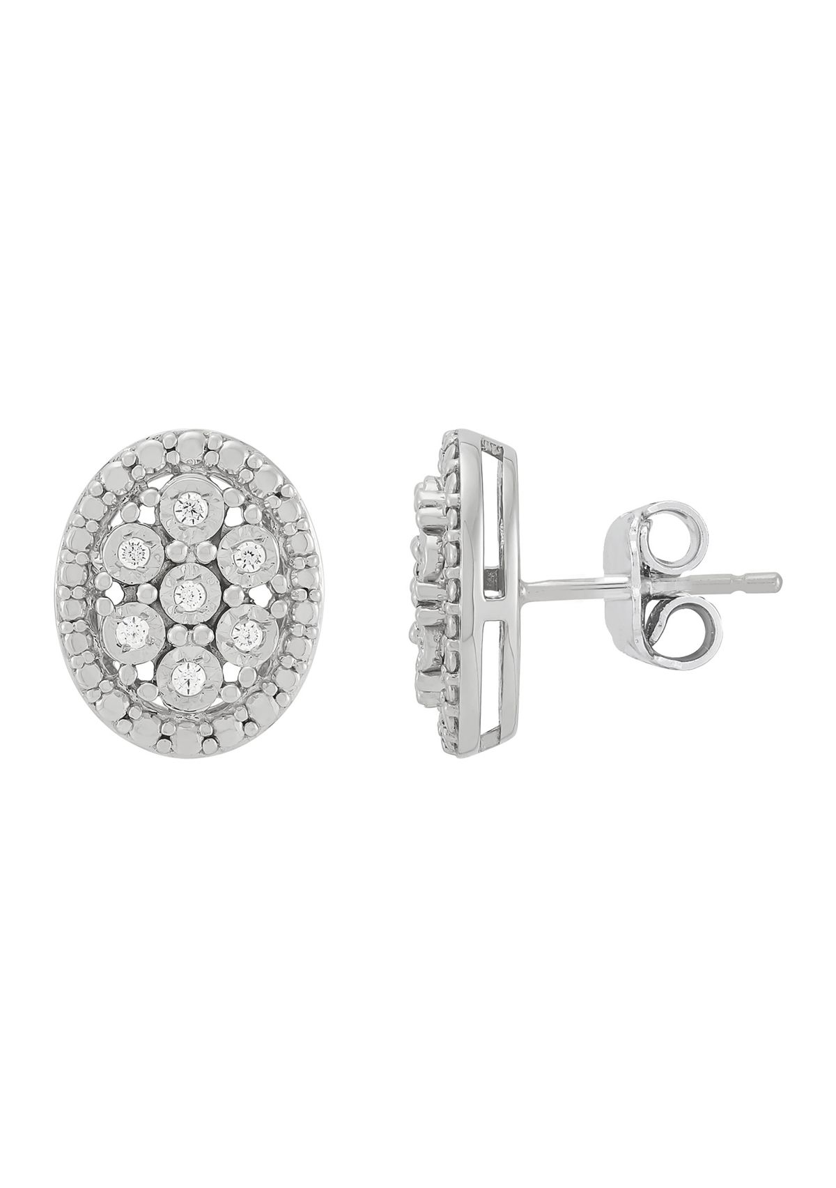  1/10 ct. t.w. Lab Grown Diamond  Stud Earrings in Sterling Silver