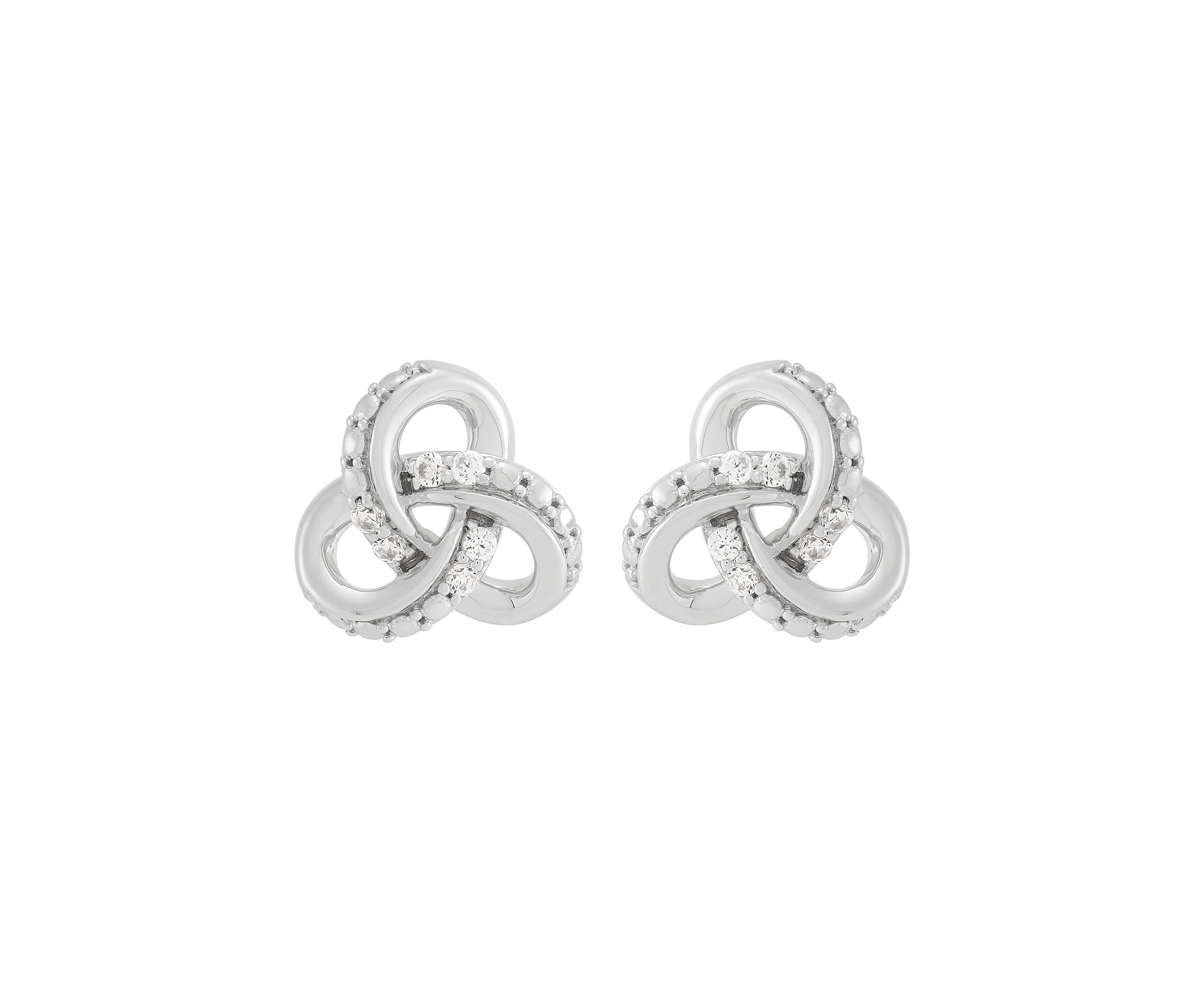 1/10 ct. t.w. Lab Grown Diamond Stud Earrings in Sterling Silver