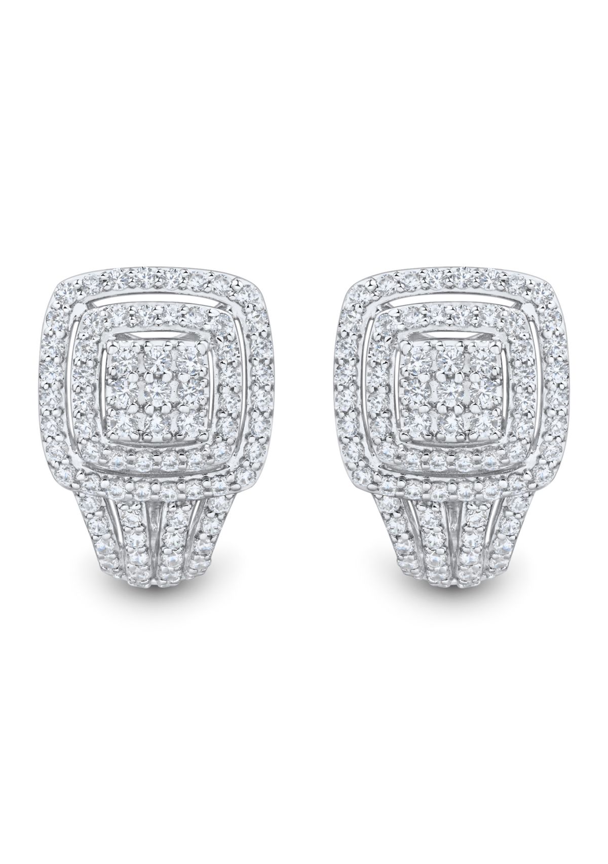 1 ct. t.w. Lab Grown Diamond Stud Earrings in Sterling Silver