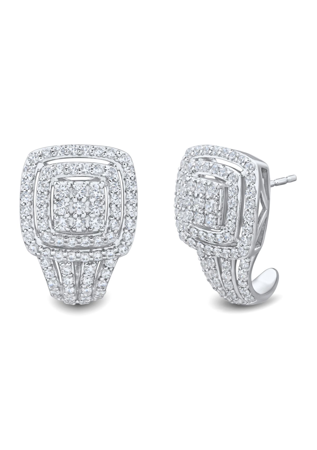 1 ct. t.w. Lab Grown Diamond Stud Earrings in Sterling Silver