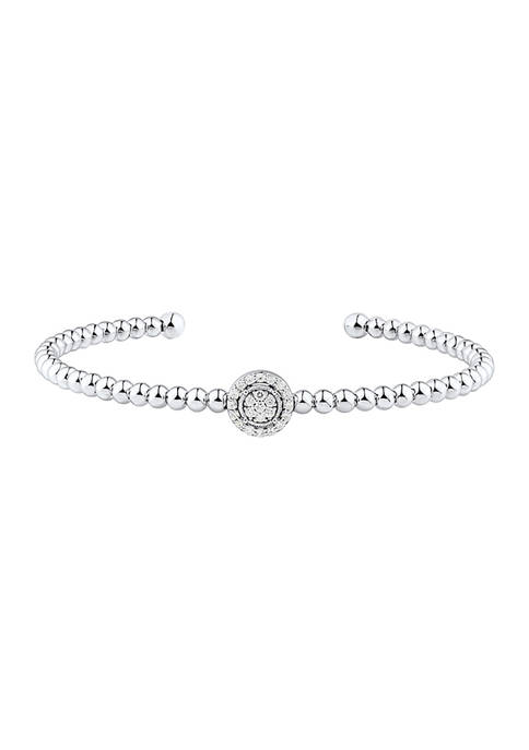 1/5 ct. t.w. Diamond Bracelet in Sterling Silver