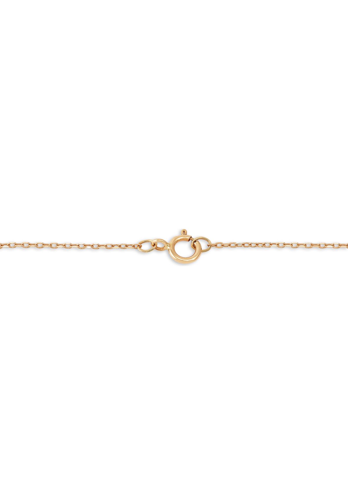 1/20 ct. t.w. Diamond Station Bracelet in 14K Yellow Gold