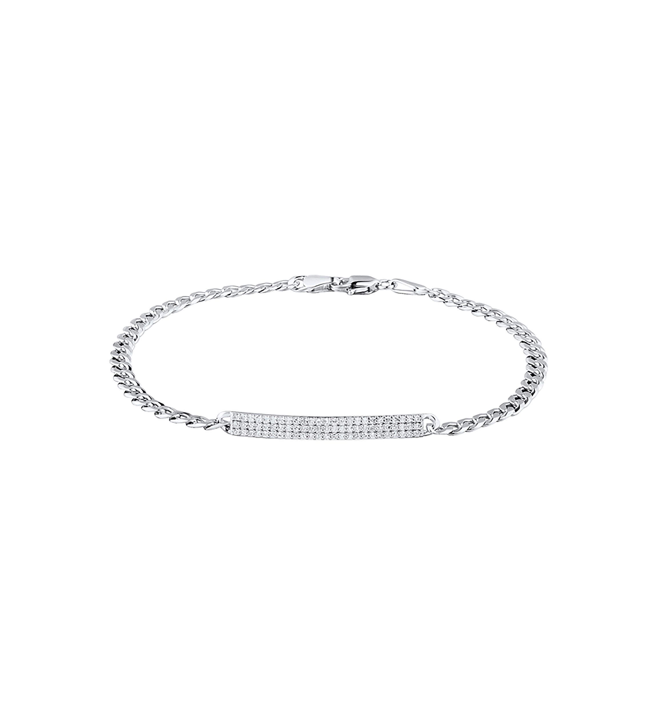1/4 ct. t.w. Diamond Bracelet in Sterling Silver 