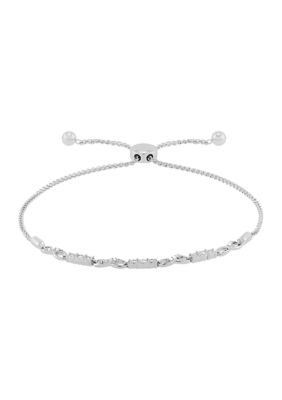 Belk 1/10 Diamond Bracelet in Sterling Silver Belk