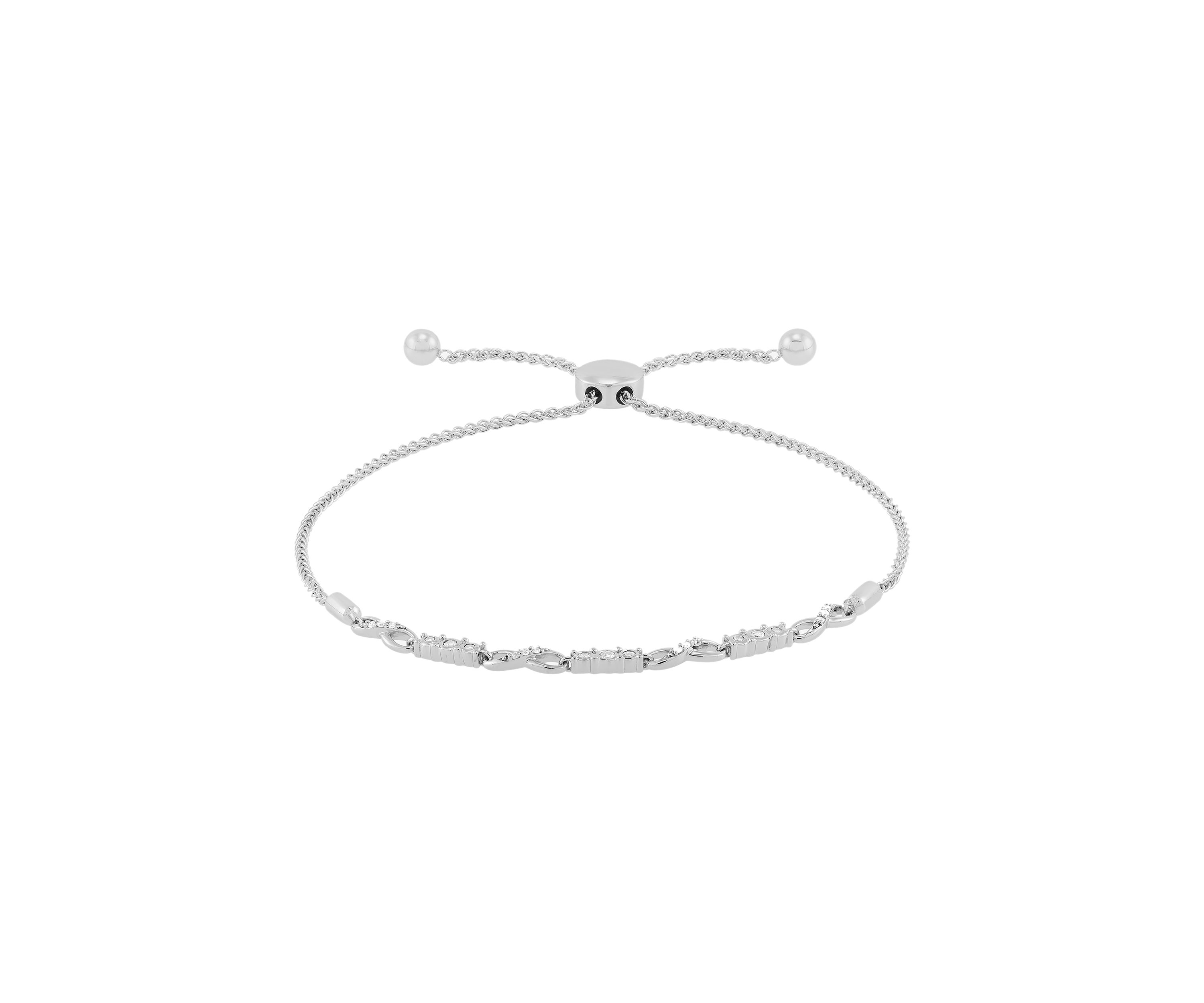 1/10 ct. t.w. Diamond Bracelet in Sterling Silver