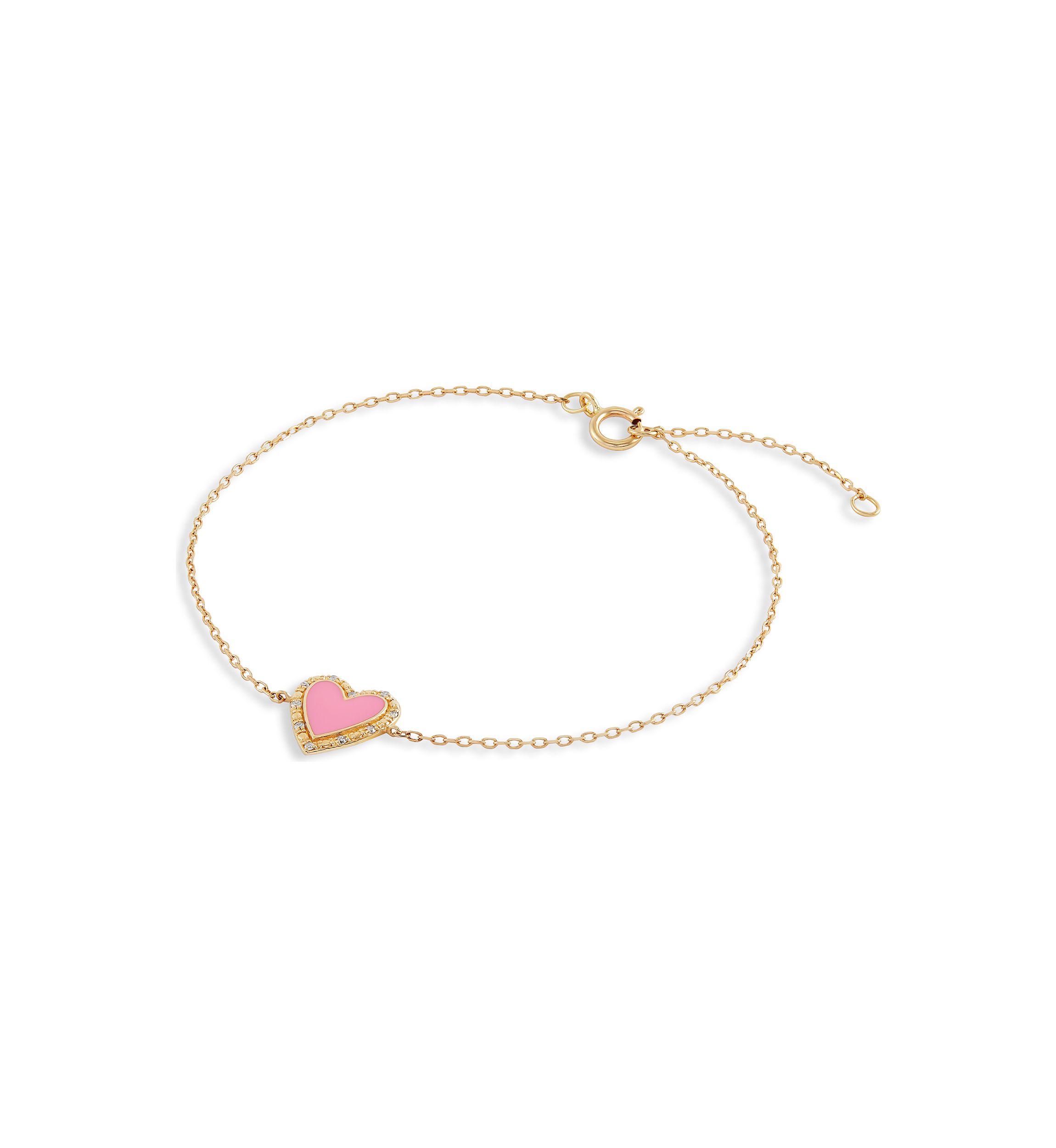 1/10 ct. t.w. Diamond Bracelet in 14K Yellow Gold