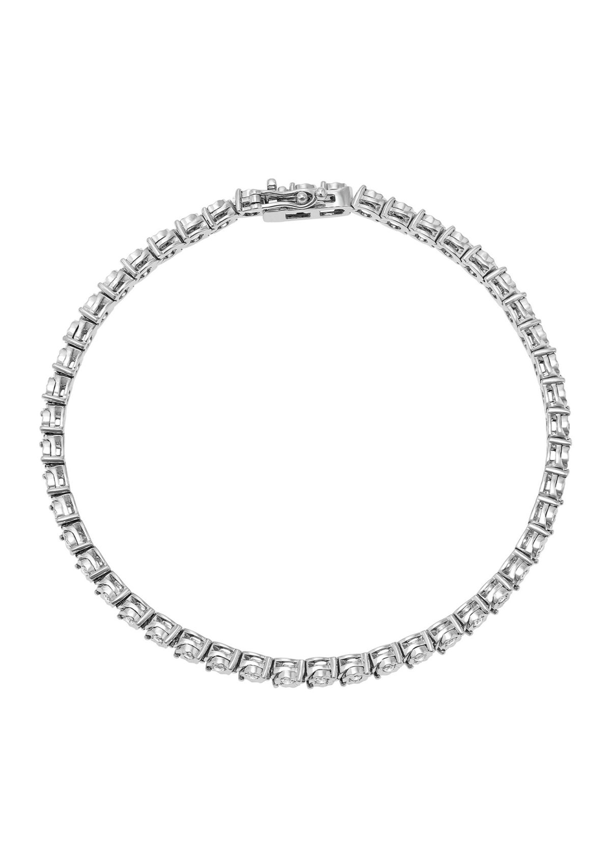 1/2 ct. t.w. Lab Created Diamond Bracelet in Sterling Silver
