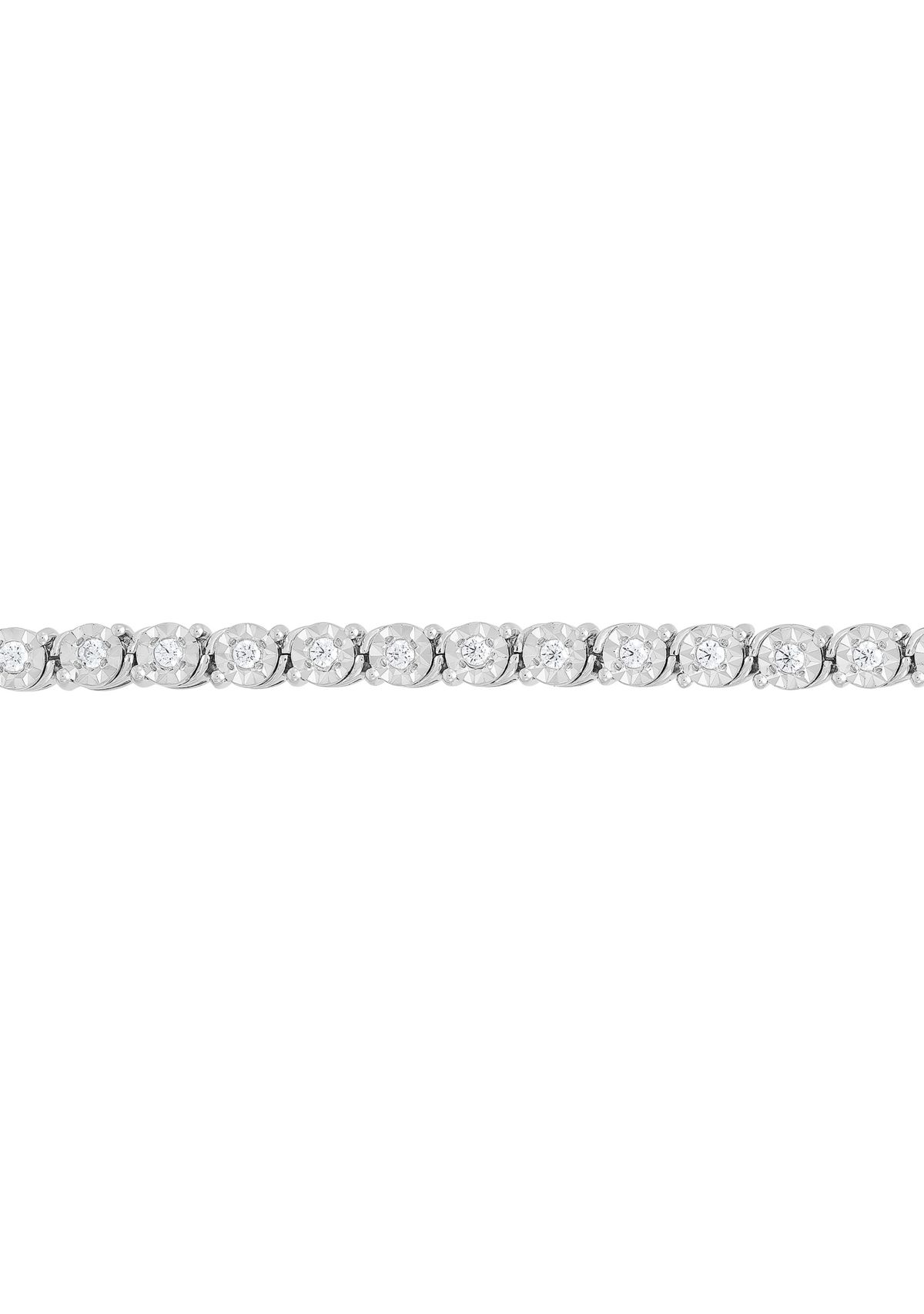1/2 ct. t.w. Lab Created Diamond Bracelet in Sterling Silver
