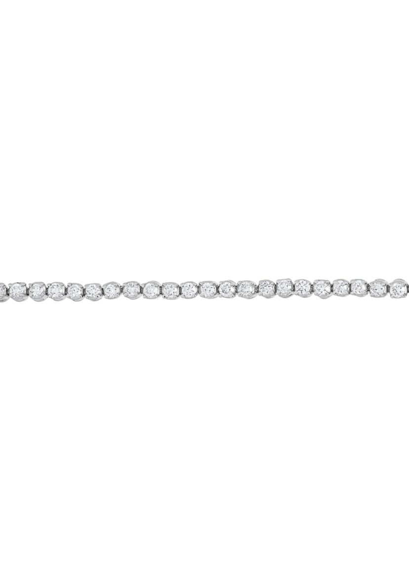  1 ct. t.w. Lab Created Diamond Tennis Bracelet in 14K White Gold
