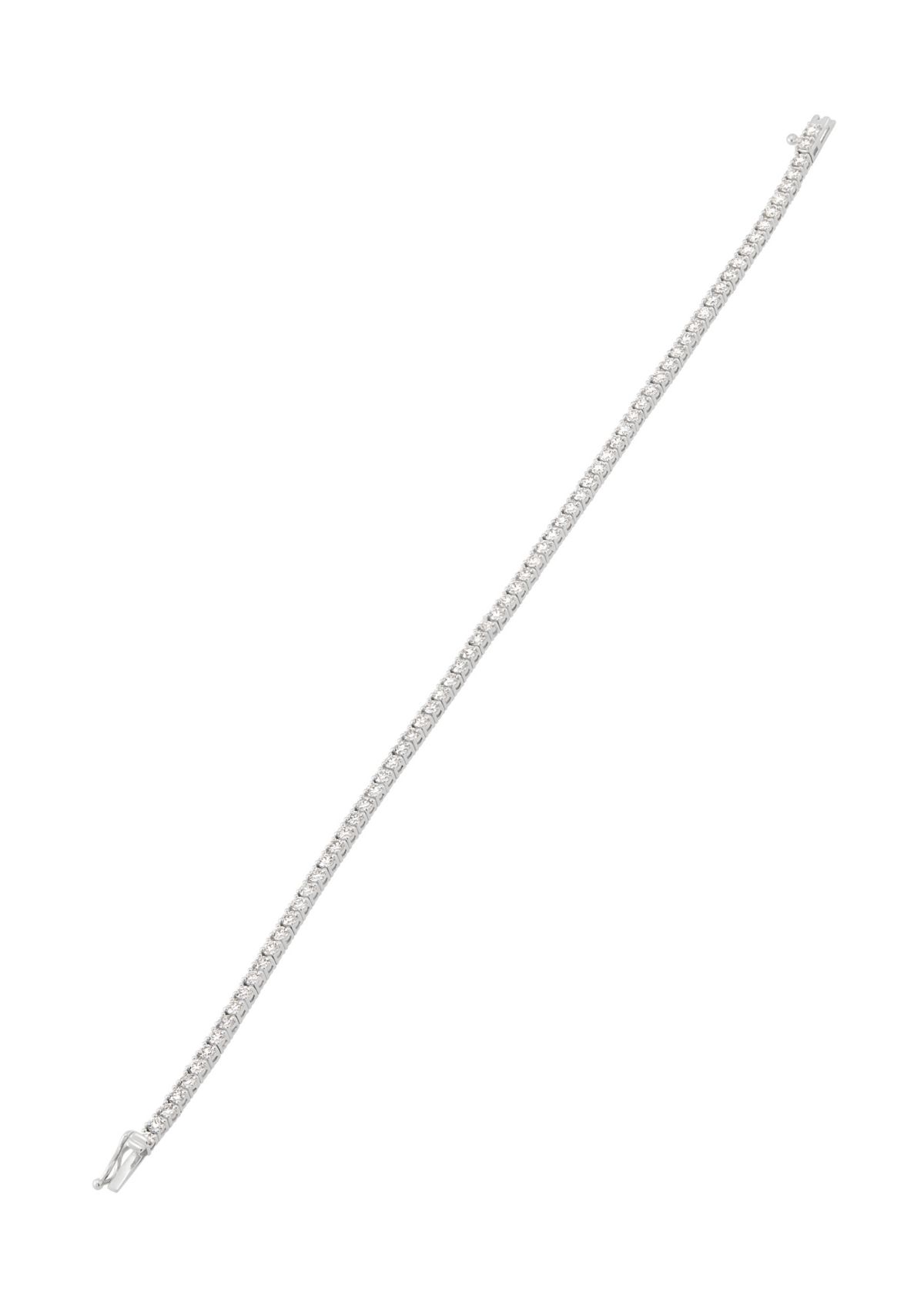 3 ct. t.w. Lab Grown Diamond Bracelet in Sterling Silver