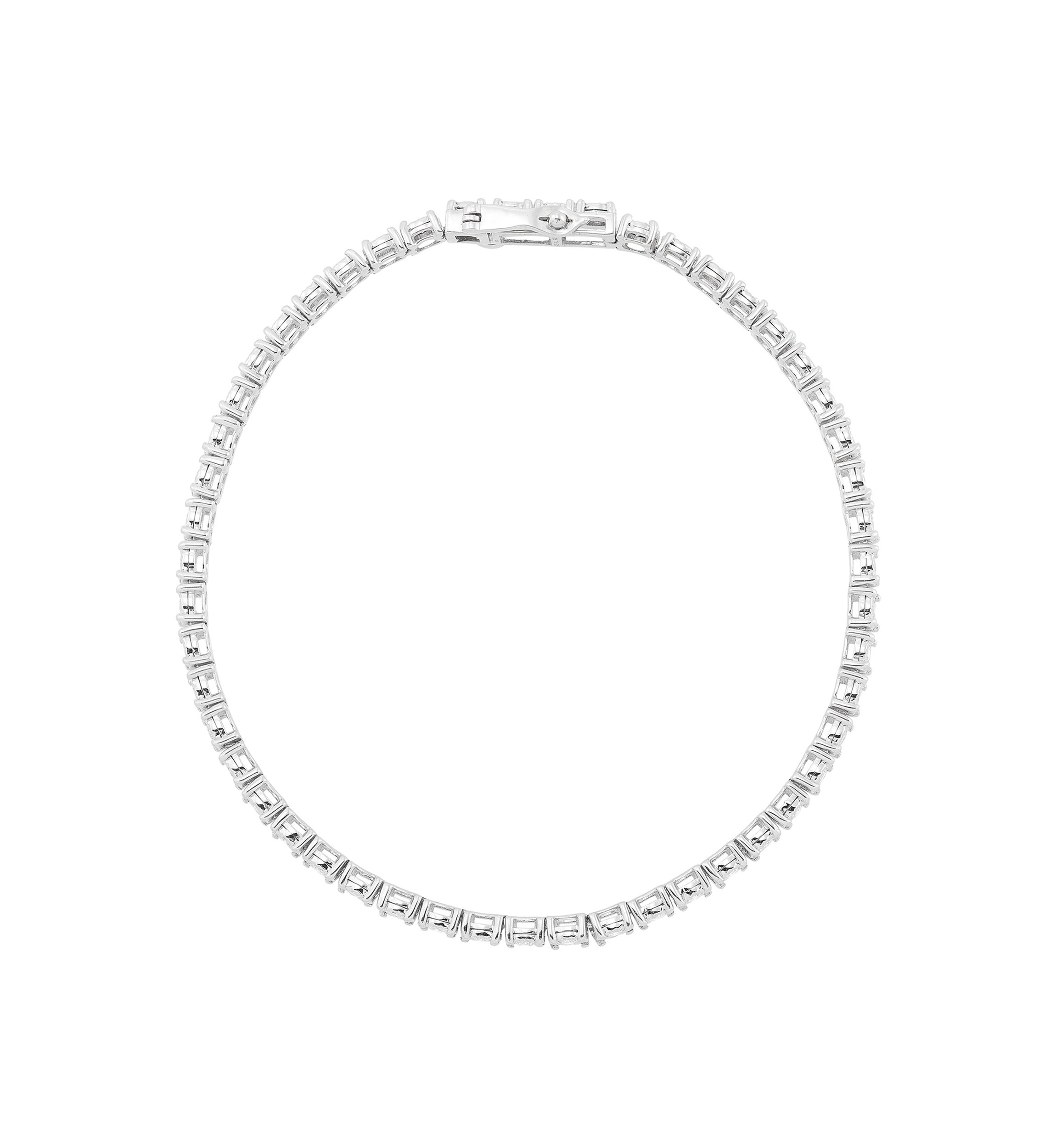 1 ct. t.w. Lab Grown Diamond Bracelet in Sterling Silver 