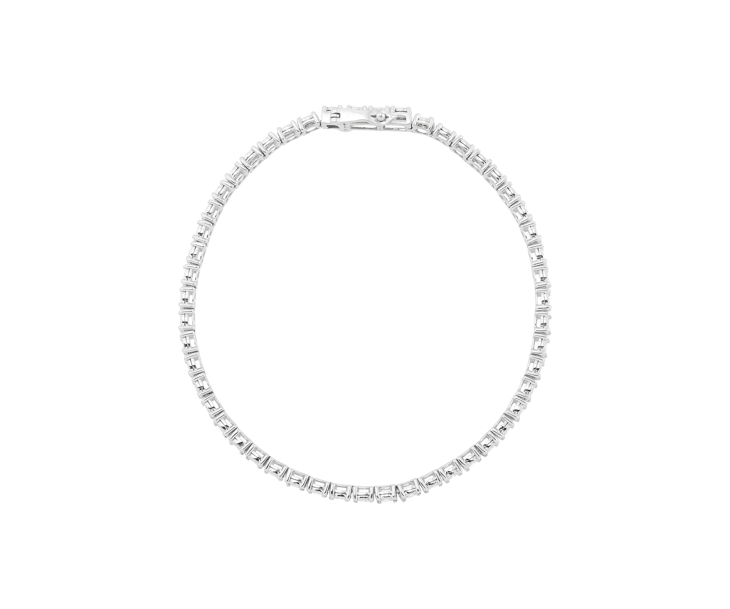 1 ct. t.w. Lab Grown Diamond Bracelet in Sterling Silver 