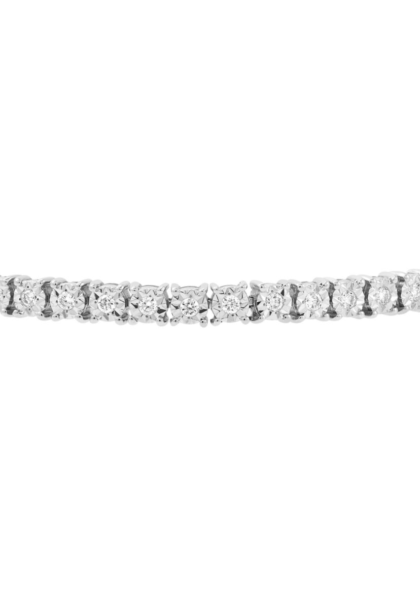 1 ct. t.w. Lab Grown Diamond Bracelet in Sterling Silver 