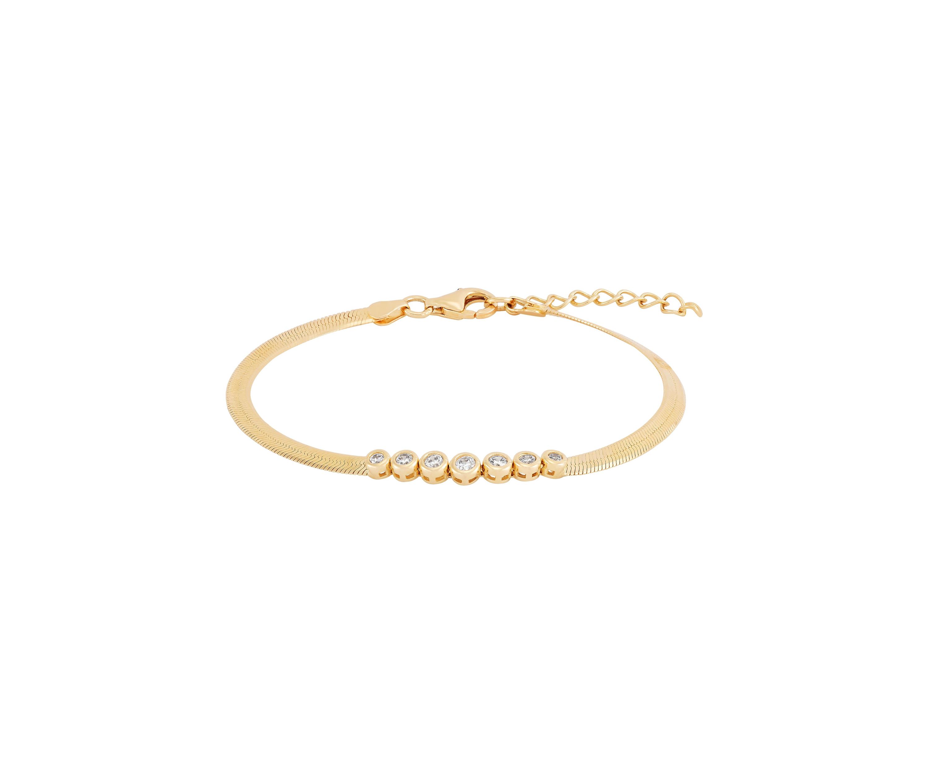  1/4 ct. t.w. Lab Grown Diamond Bracelet - Gold Over Sterling Silver
