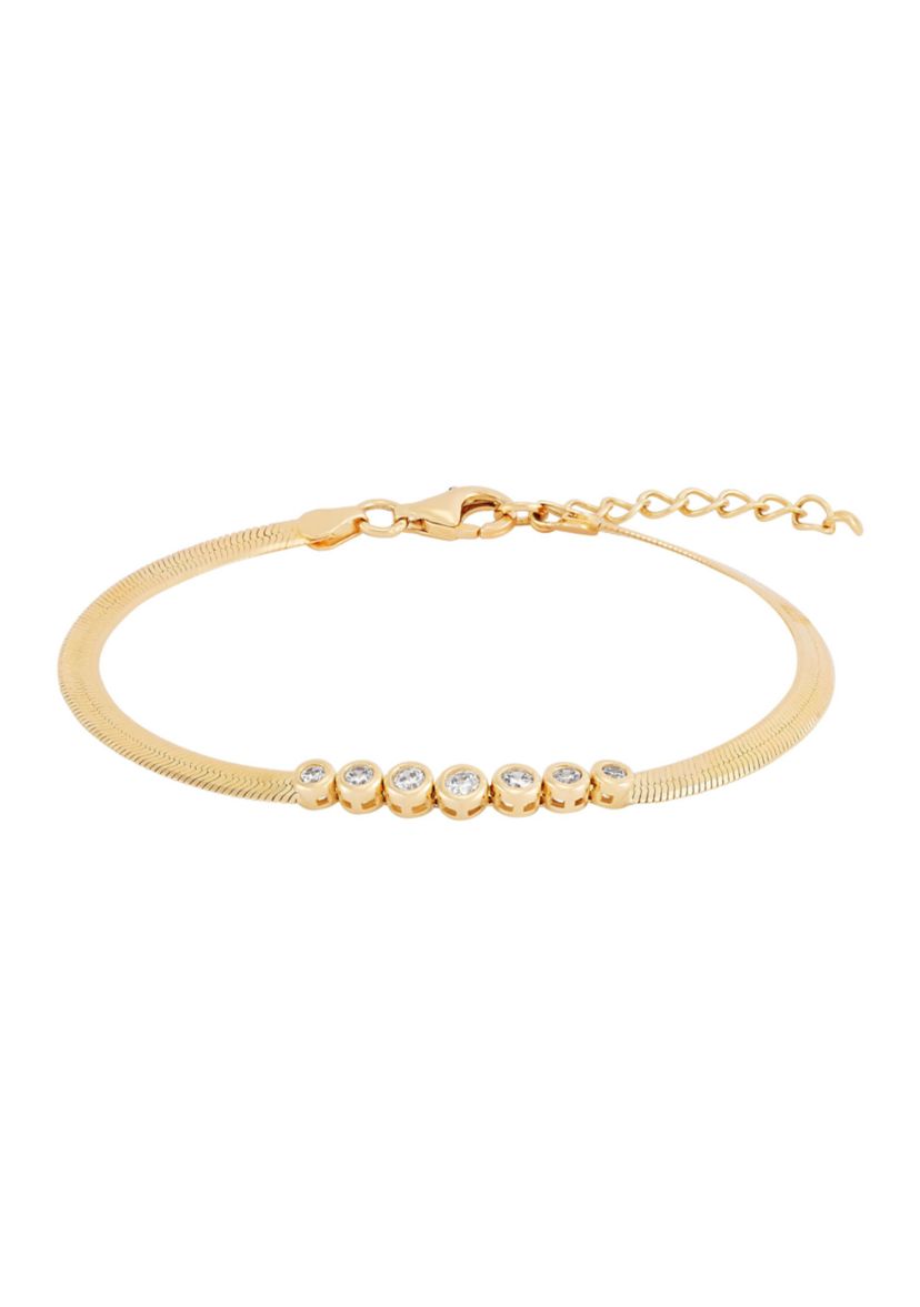  1/4 ct. t.w. Lab Grown Diamond Bracelet - Gold Over Sterling Silver