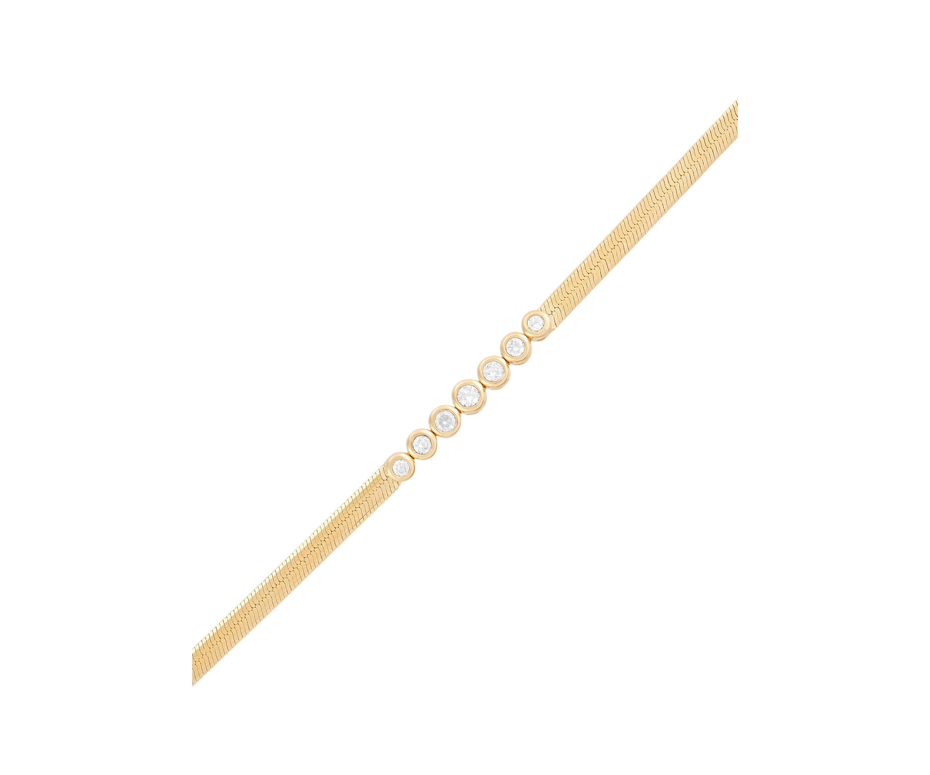  1/4 ct. t.w. Lab Grown Diamond Bracelet - Gold Over Sterling Silver