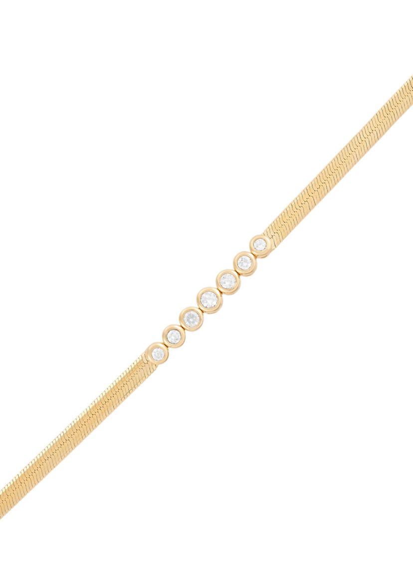  1/4 ct. t.w. Lab Grown Diamond Bracelet - Gold Over Sterling Silver