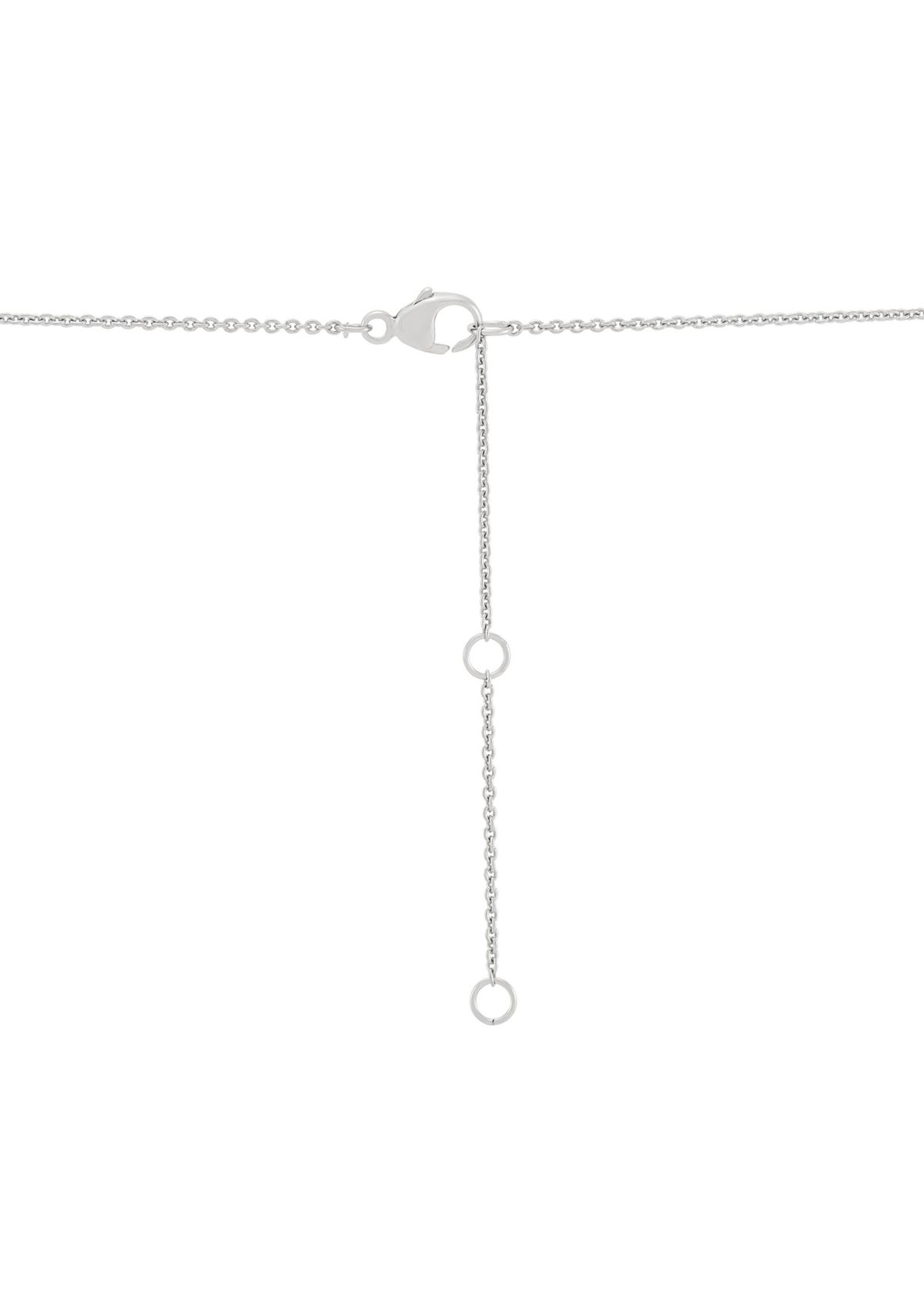 1/5 ct. t.w. Lab-Grown Diamond Heart Necklace in Sterling Silver