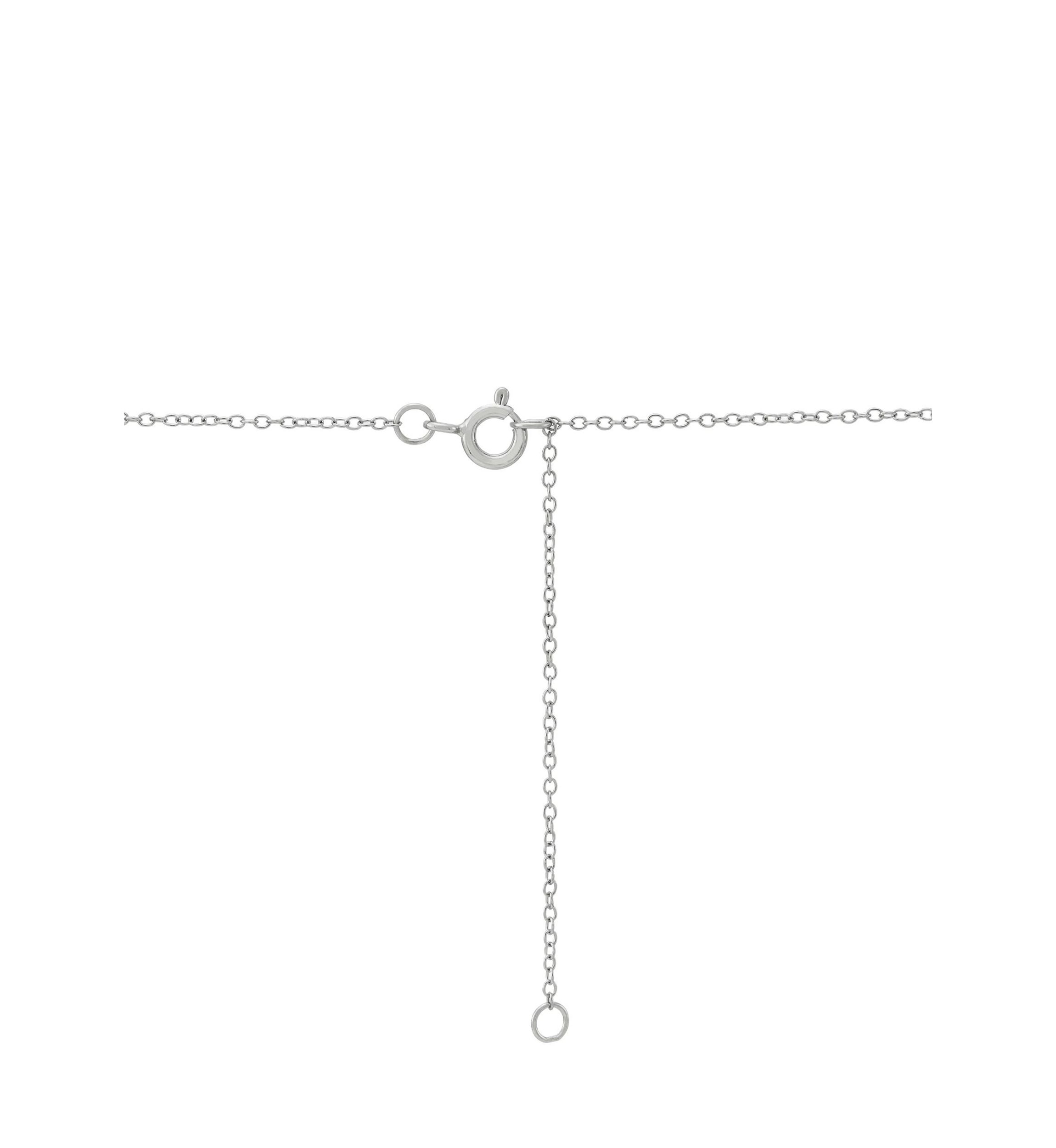 1/6 ct. t.w. Lab Grown Diamond Cross Necklace in Sterling Silver