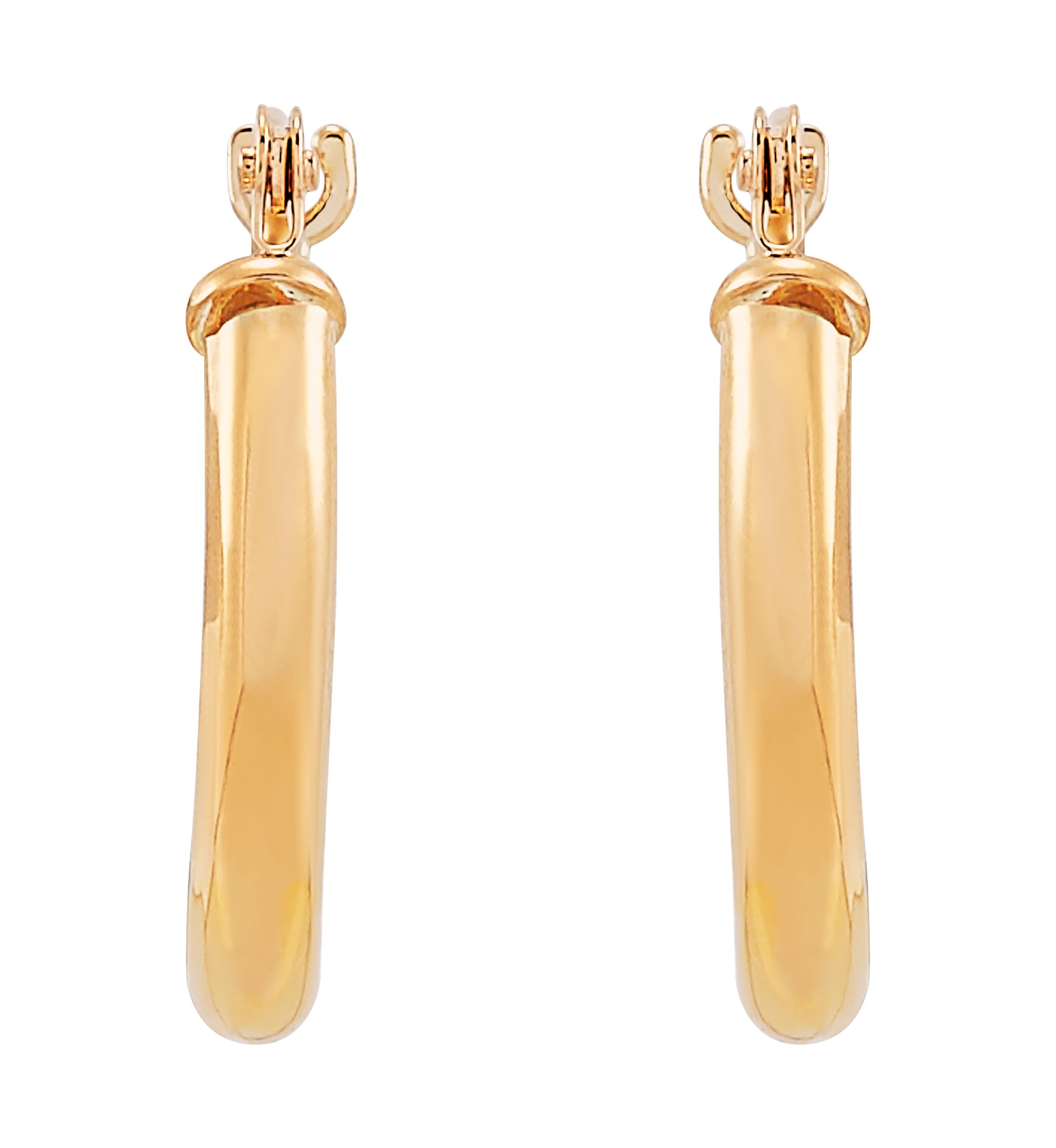 Hoop Earrings in 14K Yellow Gold