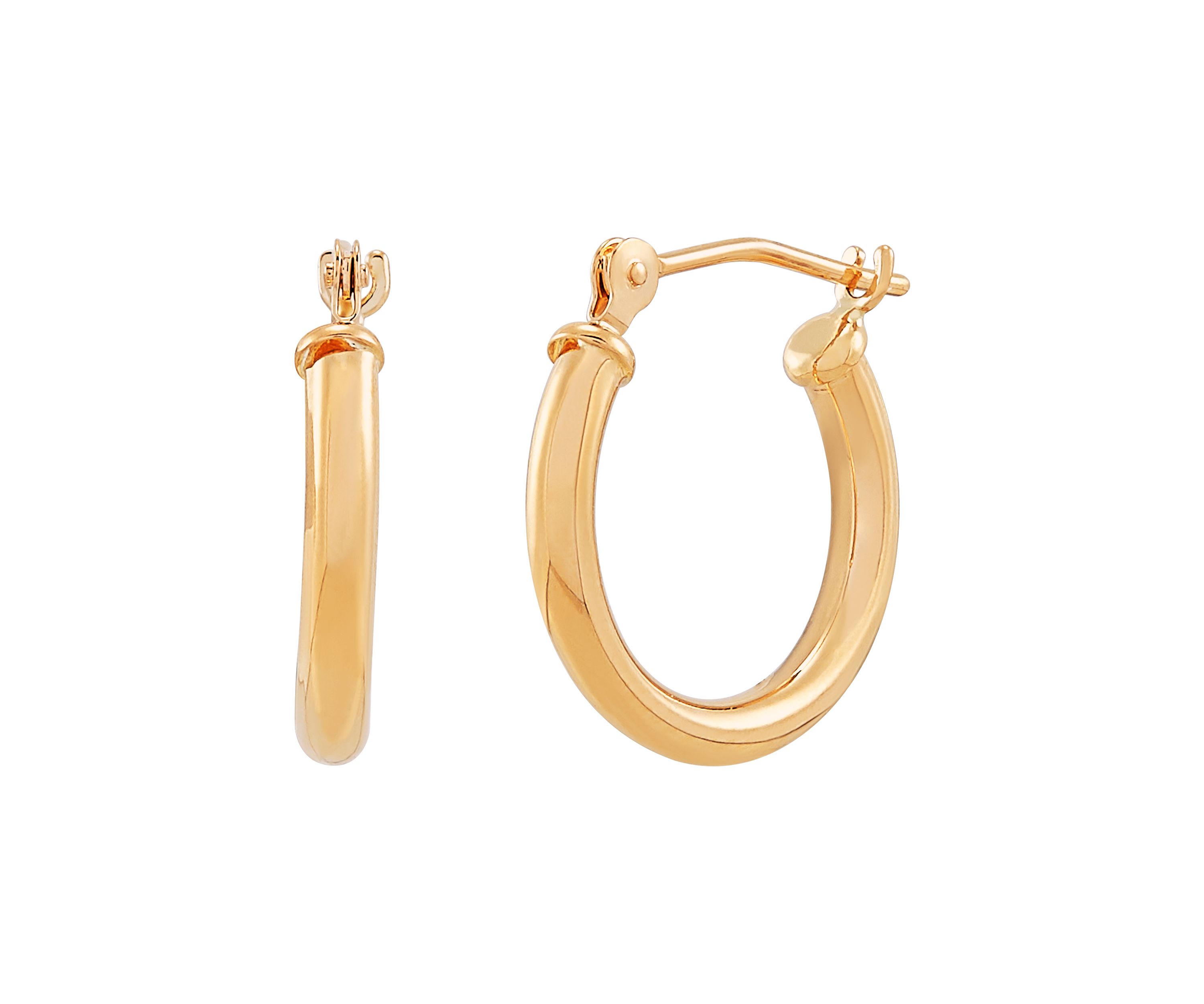 Hoop Earrings in 14K Yellow Gold