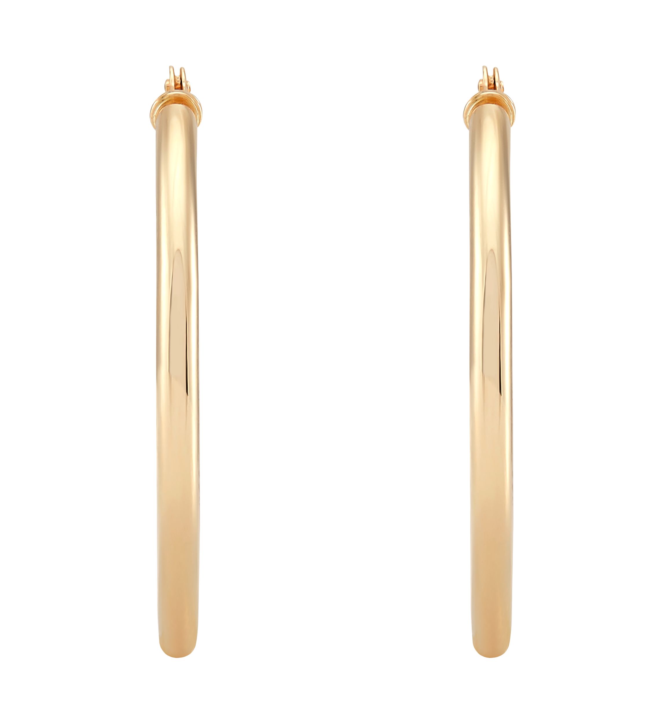 Hoop Earrings in 14K Yellow Gold
