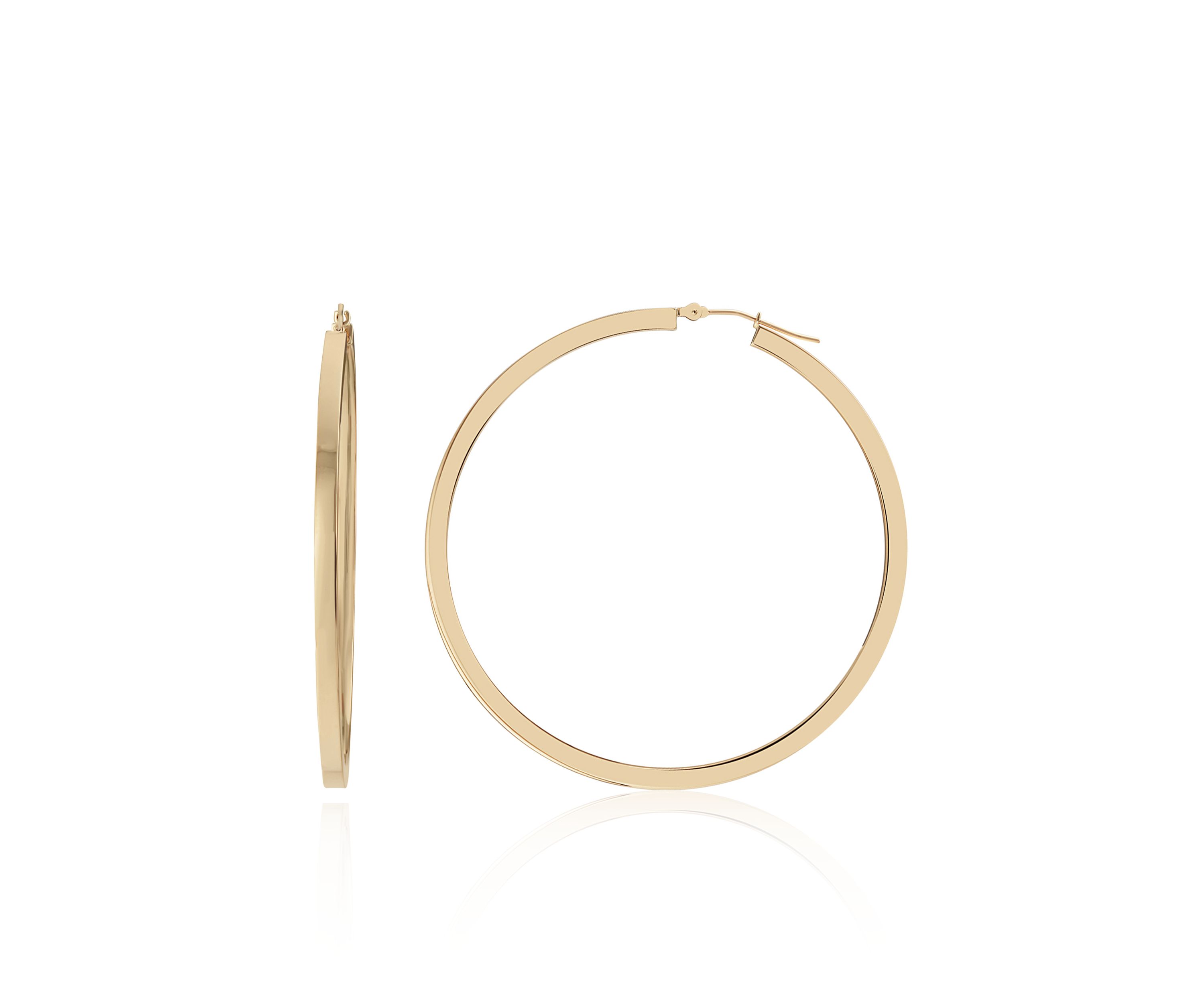 Hoop Earrings in 10K Yellow Gold