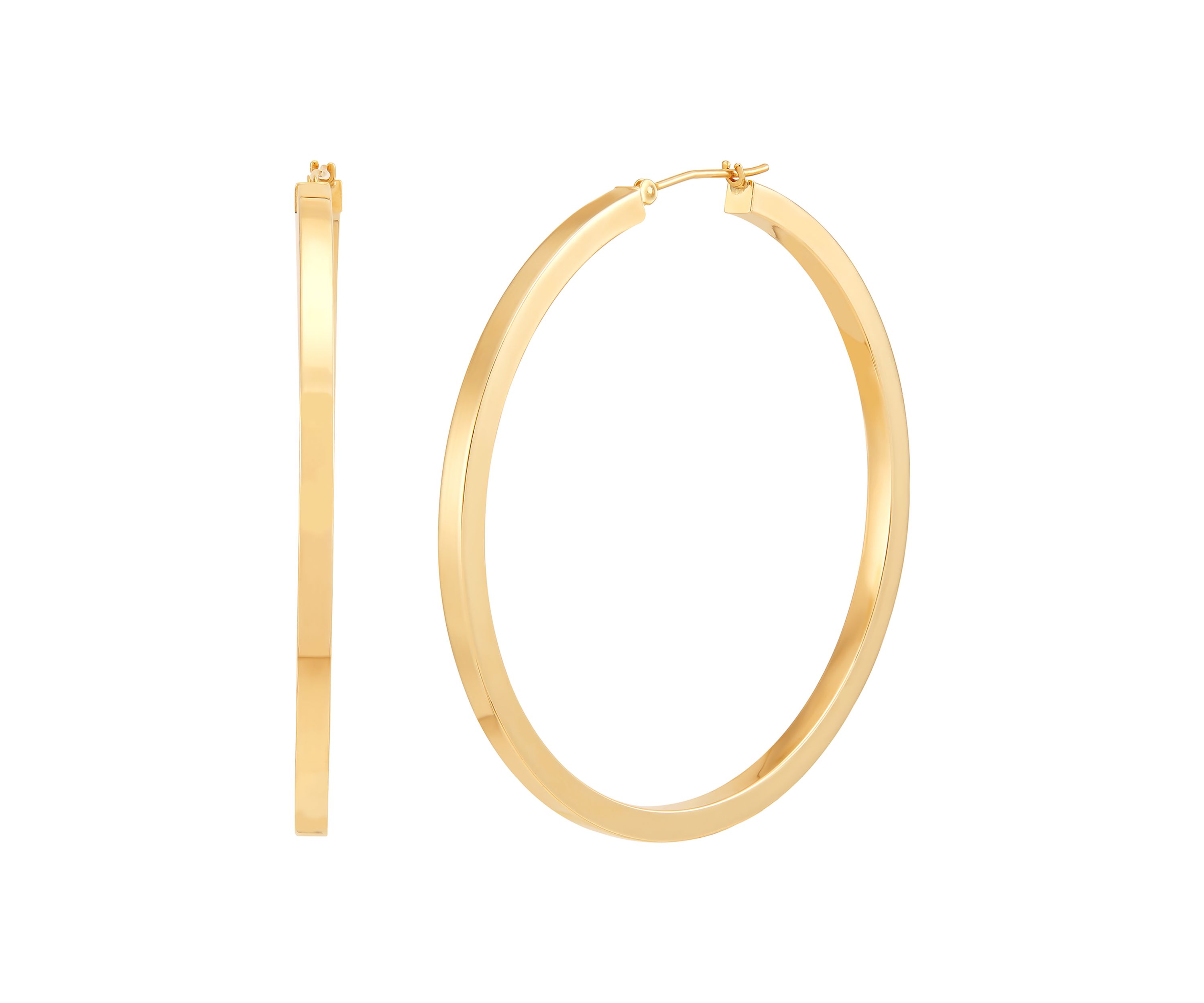 Hoop Earrings in 10K Yellow Gold