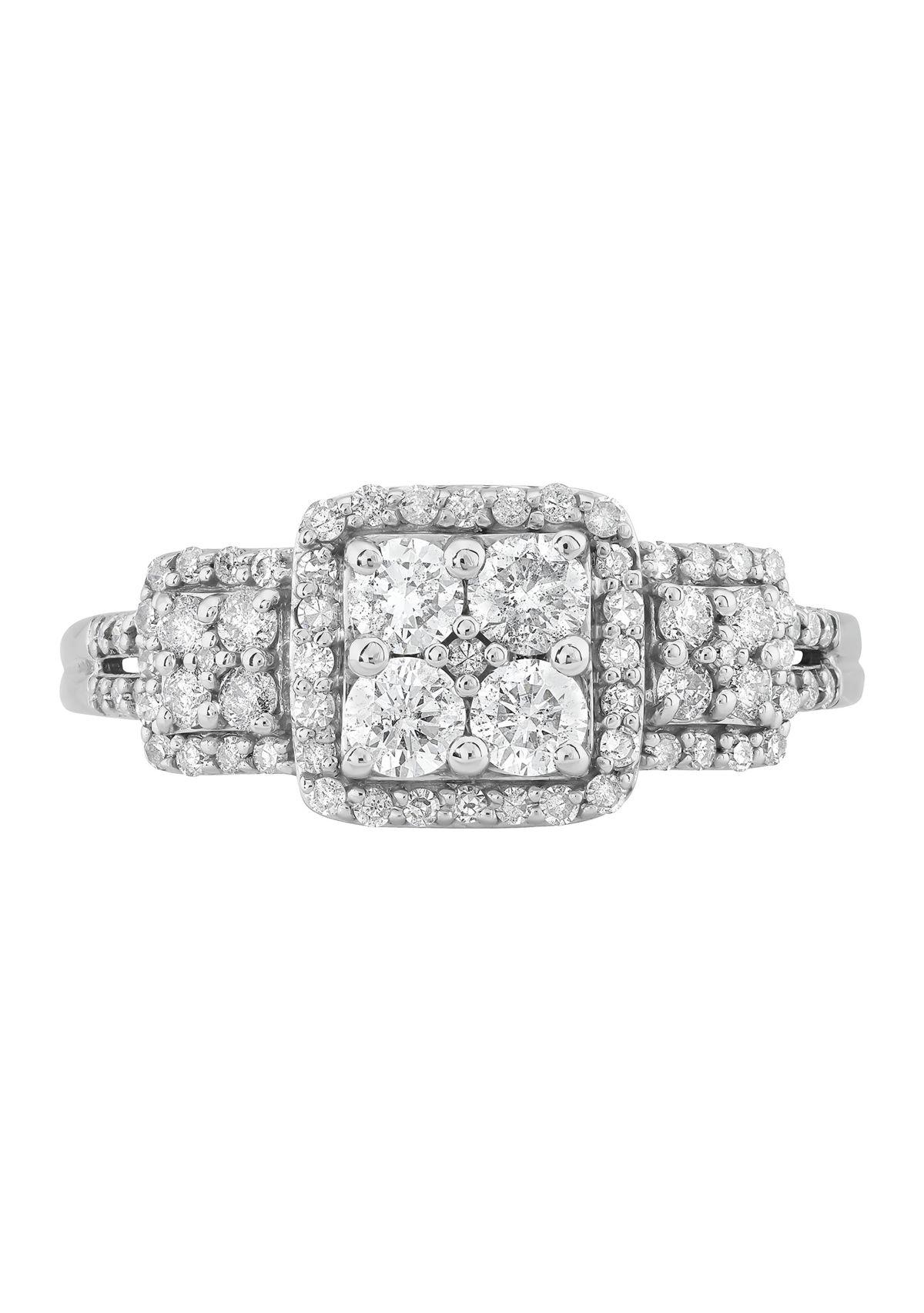 1.02 ct. t.w. Diamond Ring in 10K White Gold