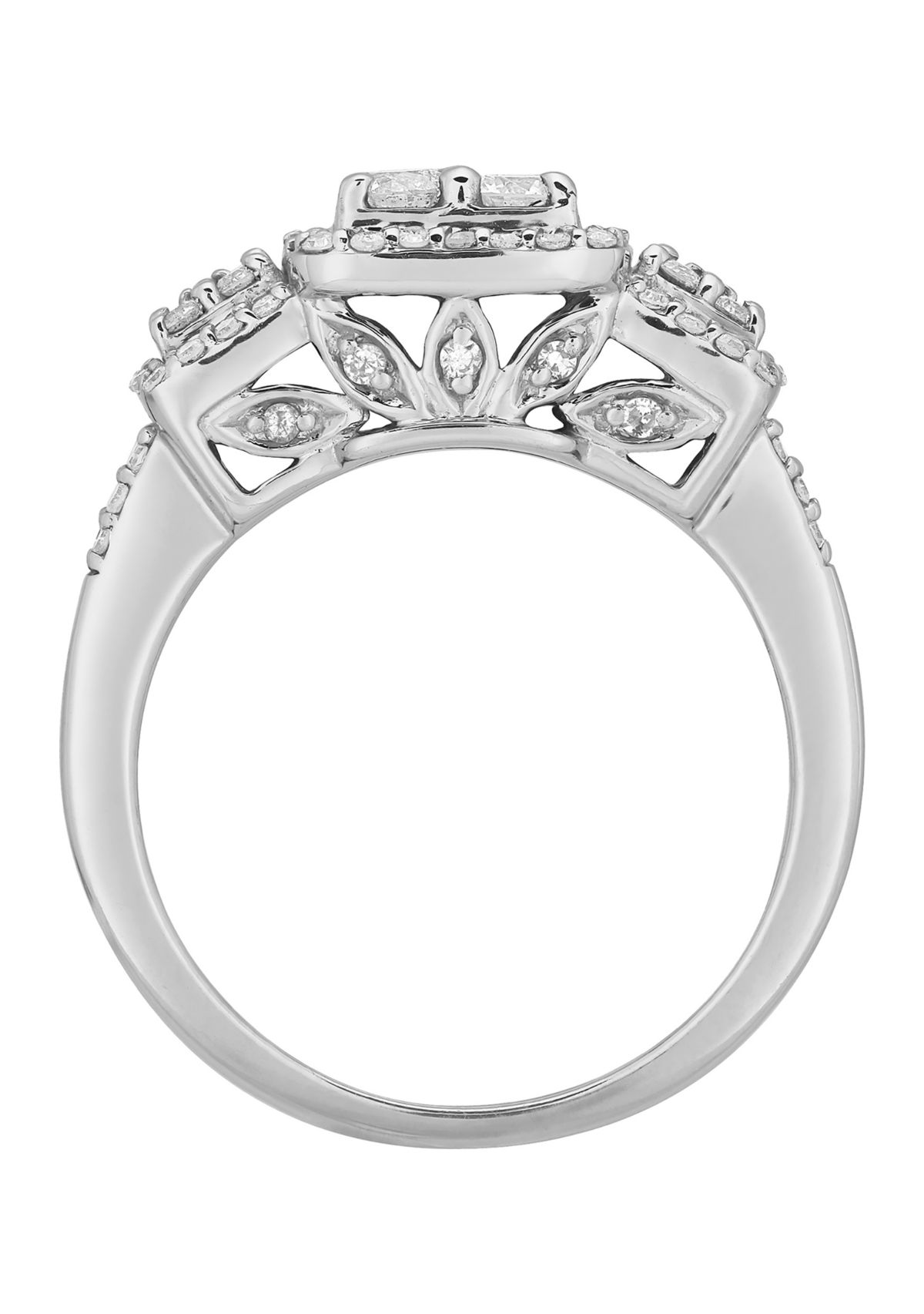 1.02 ct. t.w. Diamond Ring in 10K White Gold