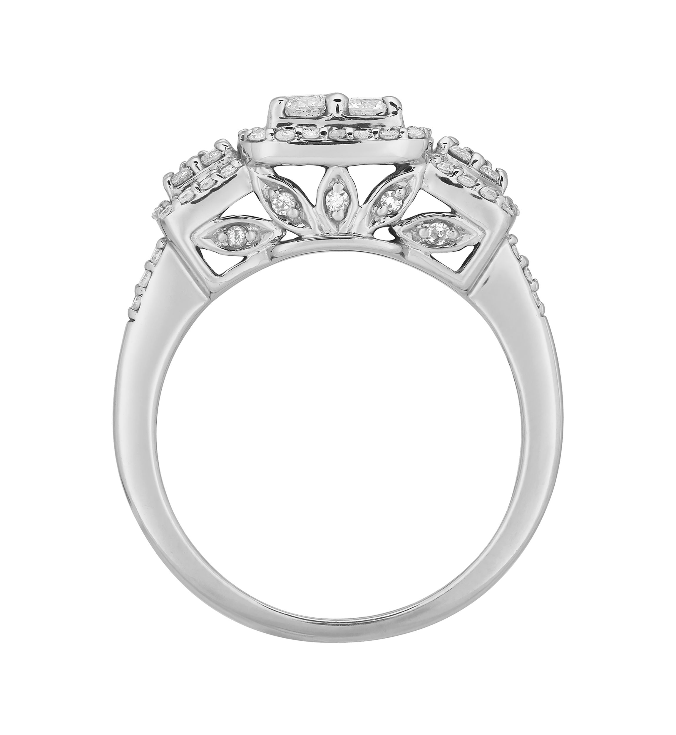 1.02 ct. t.w. Diamond Ring in 10K White Gold