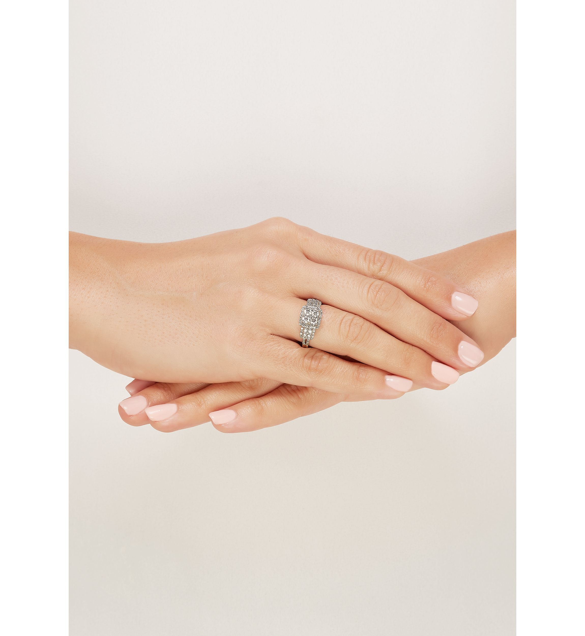 1.02 ct. t.w. Diamond Ring in 10K White Gold