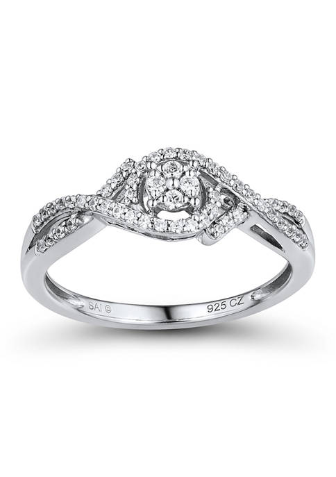 1/5 ct. t.w Diamond Engagement Ring in 10K White Gold