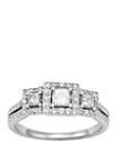 1 ct. t.w. Lab Created Diamond Ring in 14K White Gold 